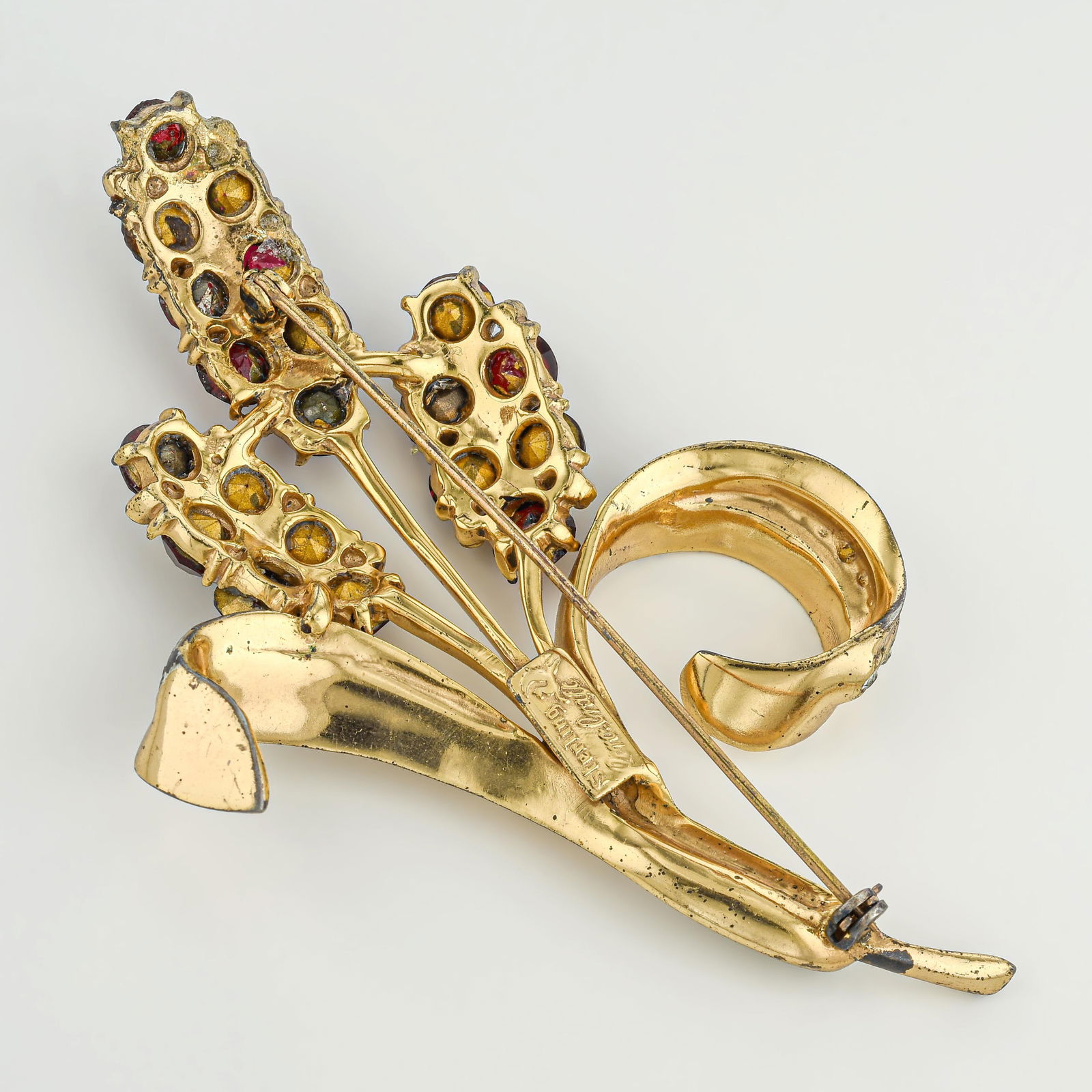 Vintage Coro Flower Brooch (Costume), Circa 1940s - No Reserve - 2