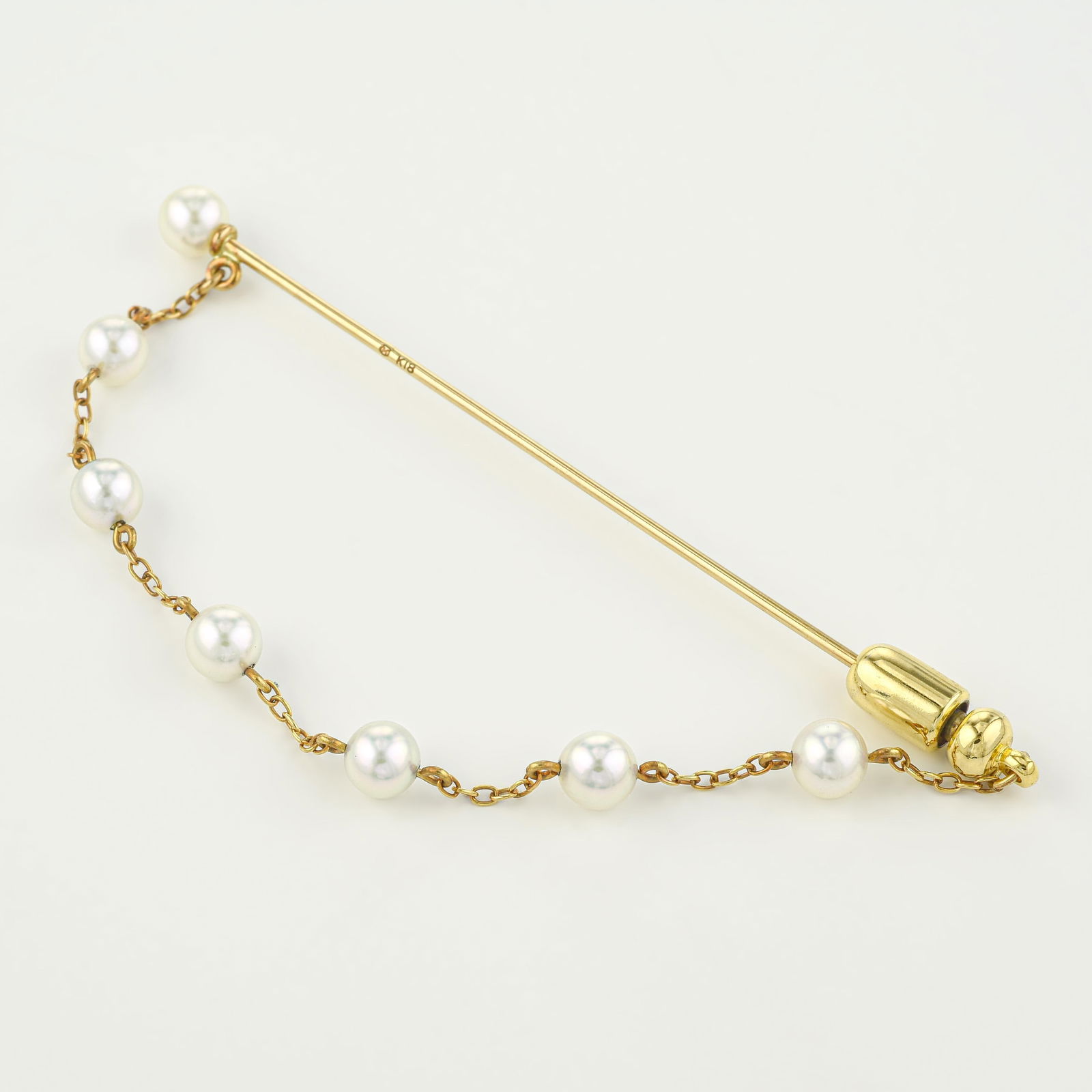 Mikimoto Pearl Stick Pin - No Reserve - 2