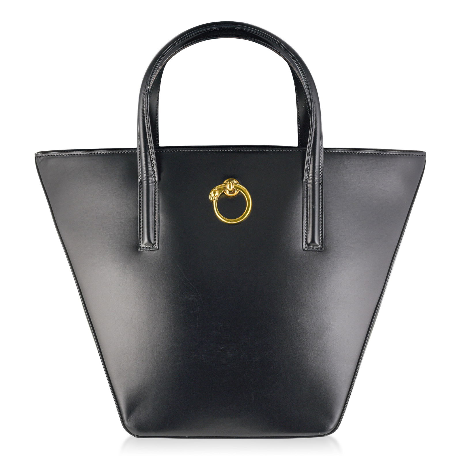 Cartier Panthere Structured Leather Satchel - 2