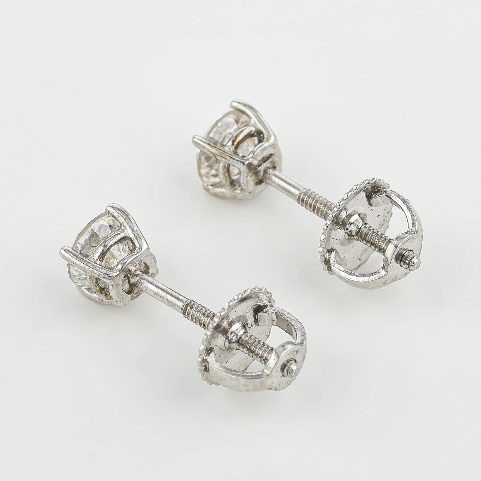 Diamond Stud Earrings (Approx. 0.77 CTW) - 2