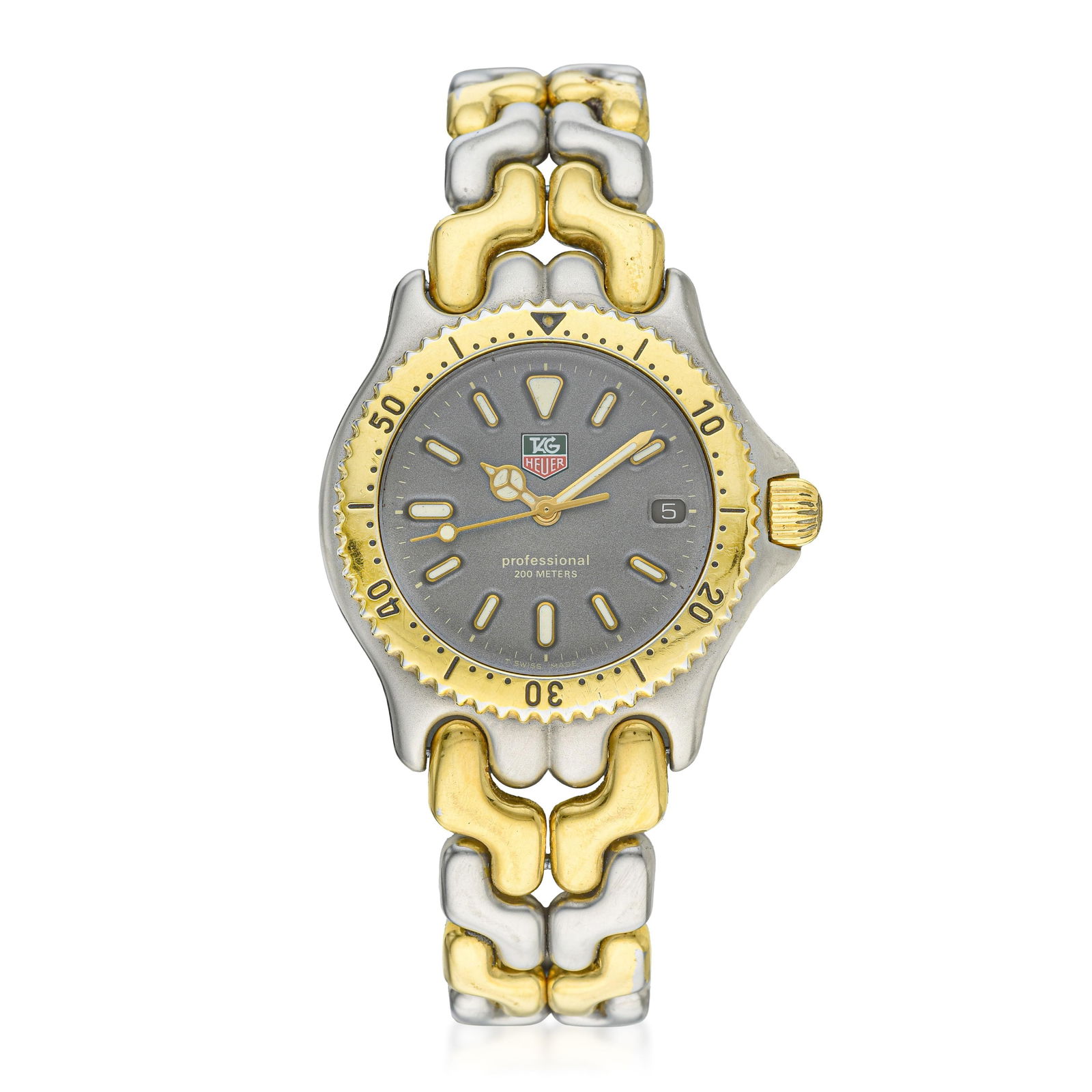 Tag Heuer S/EL Men's Watch in Steel and Gold Plate - No Reserve Lot (1 of 2)