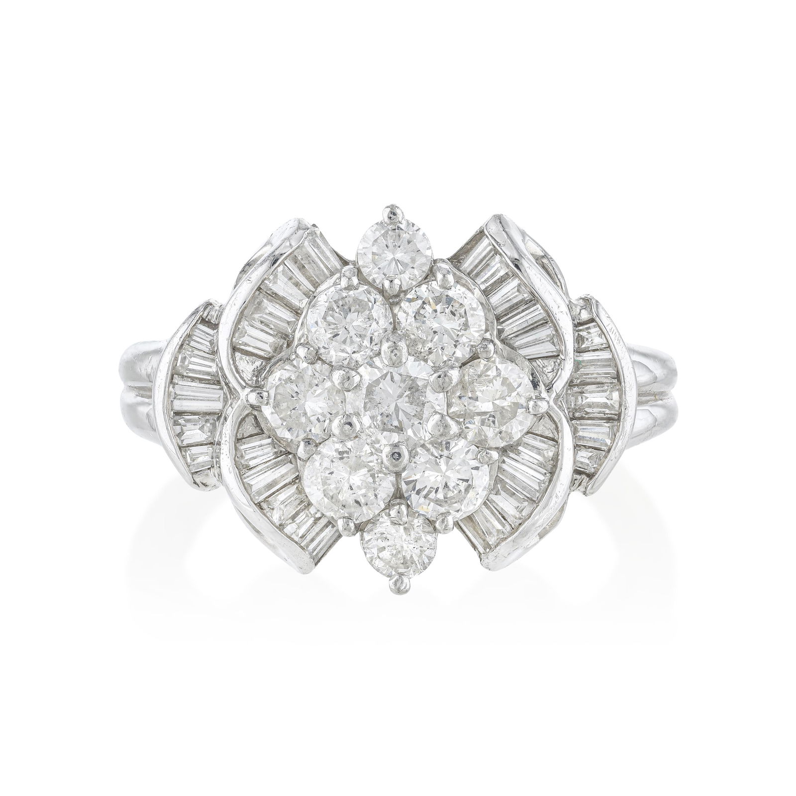 Diamond Cluster Ring (1 of 2)