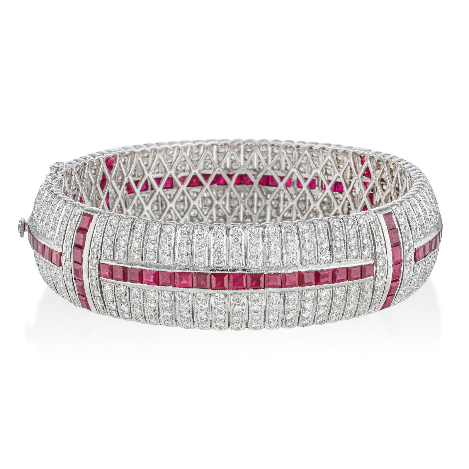 Ruby and Diamond Bangle - 2