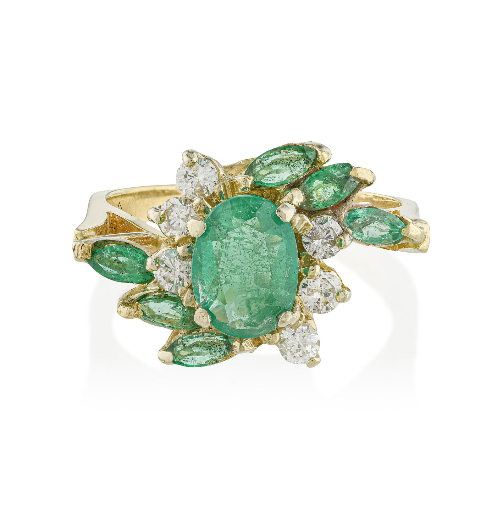 Emerald and Diamond Ring - No Reserve Lot (1 of 2)