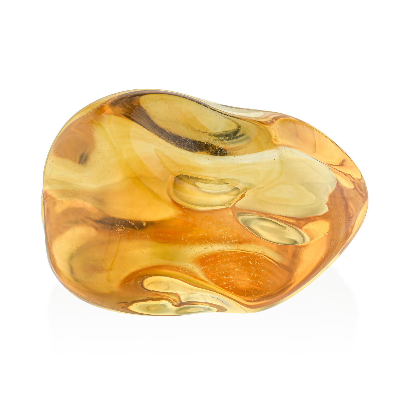 51.50-Carat Freeform Smooth Polished Citrine Loose Gemstone (1 of 2)