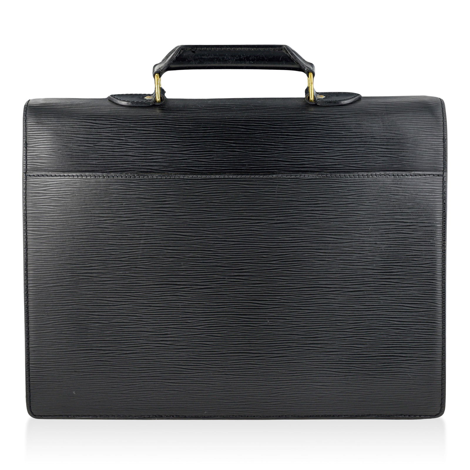 Louis Vuitton Epi Leather Serviette Conseil Briefcase, Black - 3