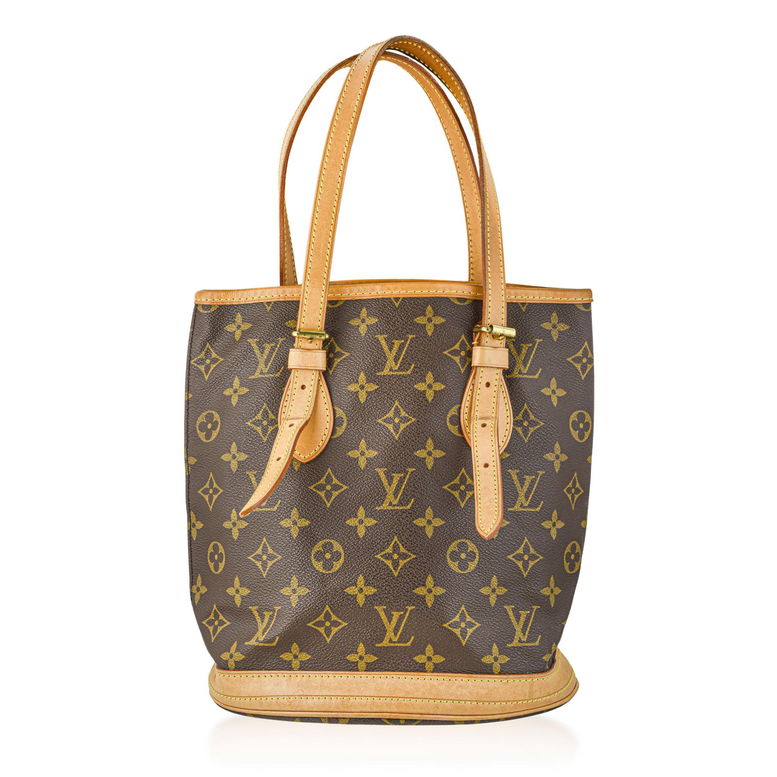Louis Vuitton Monogram Canvas Petit Bucket PM: ESTIMATED RETAIL PRICE: $1,300* *This is the estimated value a piece of similar quality, craftsmanship, and characteristics could command at retail. The Louis Vuitton Petit Bucket (Petit Seau) is