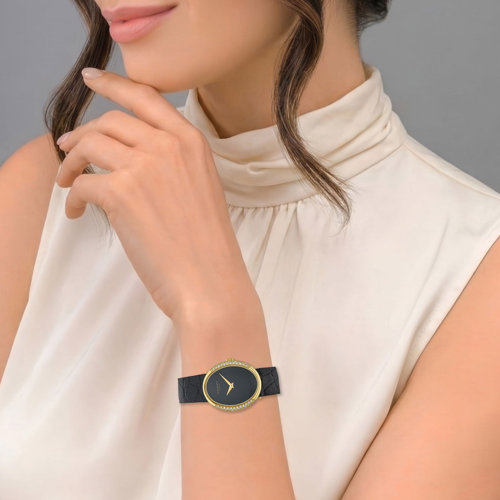 Patek Philippe Ellipse in 18K Gold with Onyx Dial: ESTIMATED RETAIL PRICE: $20,000* *This is the estimated value a piece of similar quality, craftsmanship, and characteristics could command at retail. Summary of Key Characteristics CIRCA: 1970s 