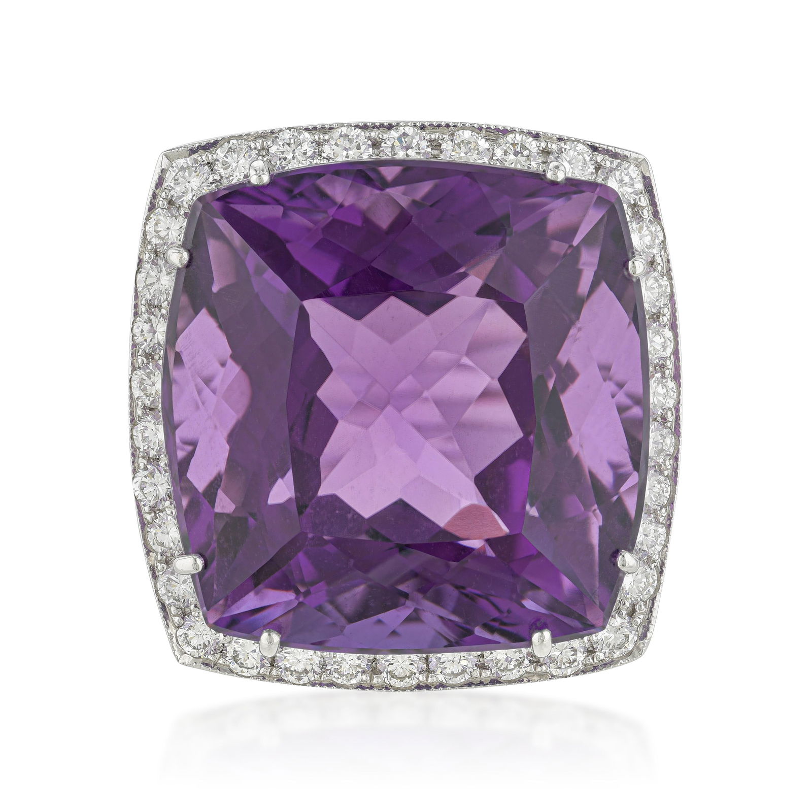 Amethyst and Diamond Ring: ESTIMATED RETAIL PRICE: $4,800* *This is the estimated value a piece of similar quality, craftsmanship, and characteristics could command at retail. Iolite — the 'water sapphire'