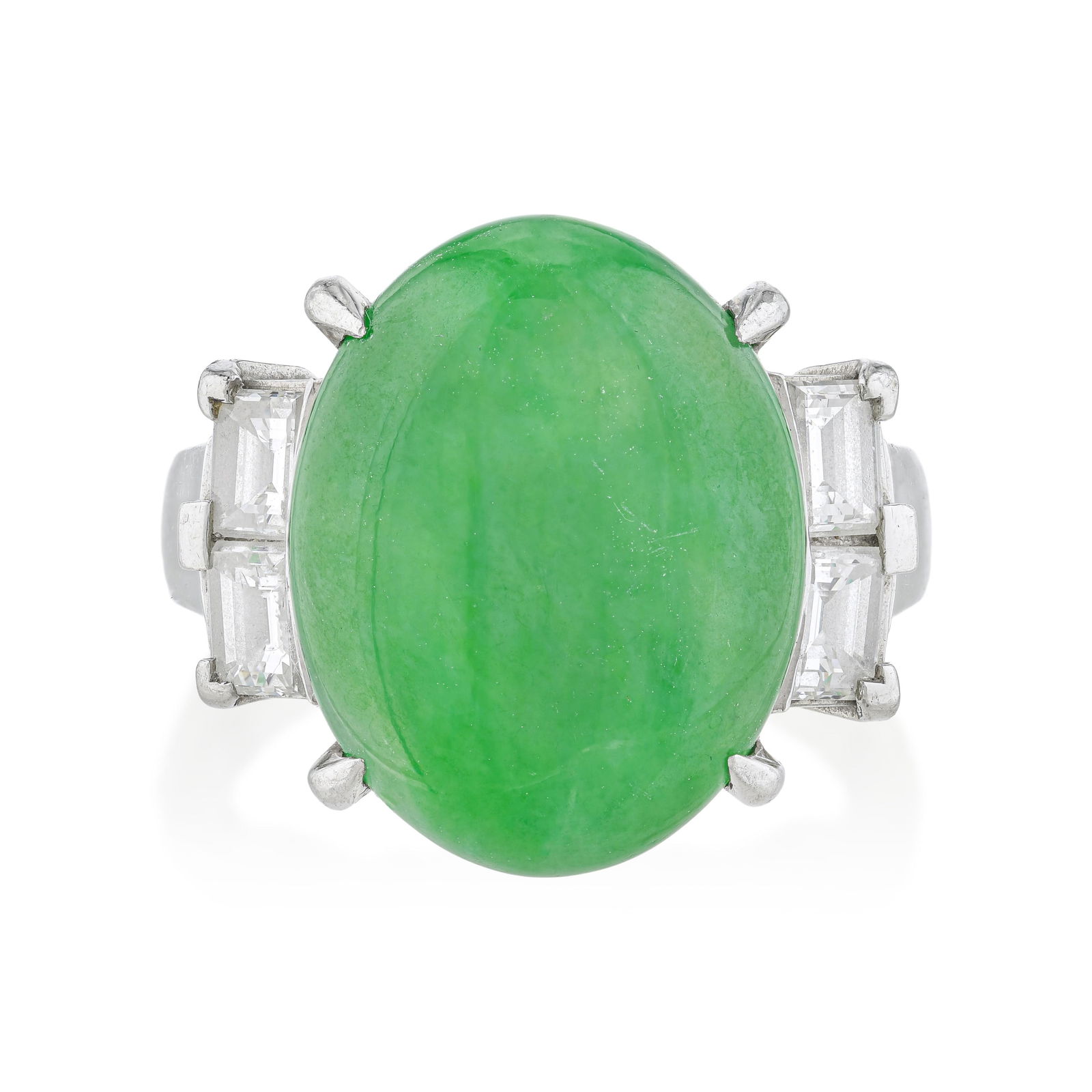 Jade and Diamond Ring - 2