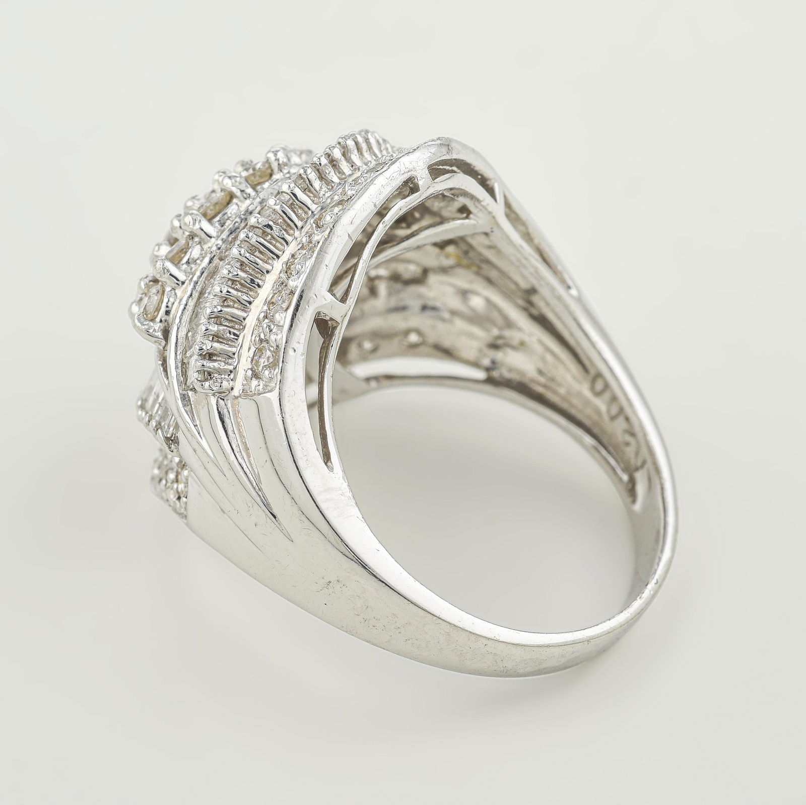 Diamond Cluster Cocktail Ring - 3