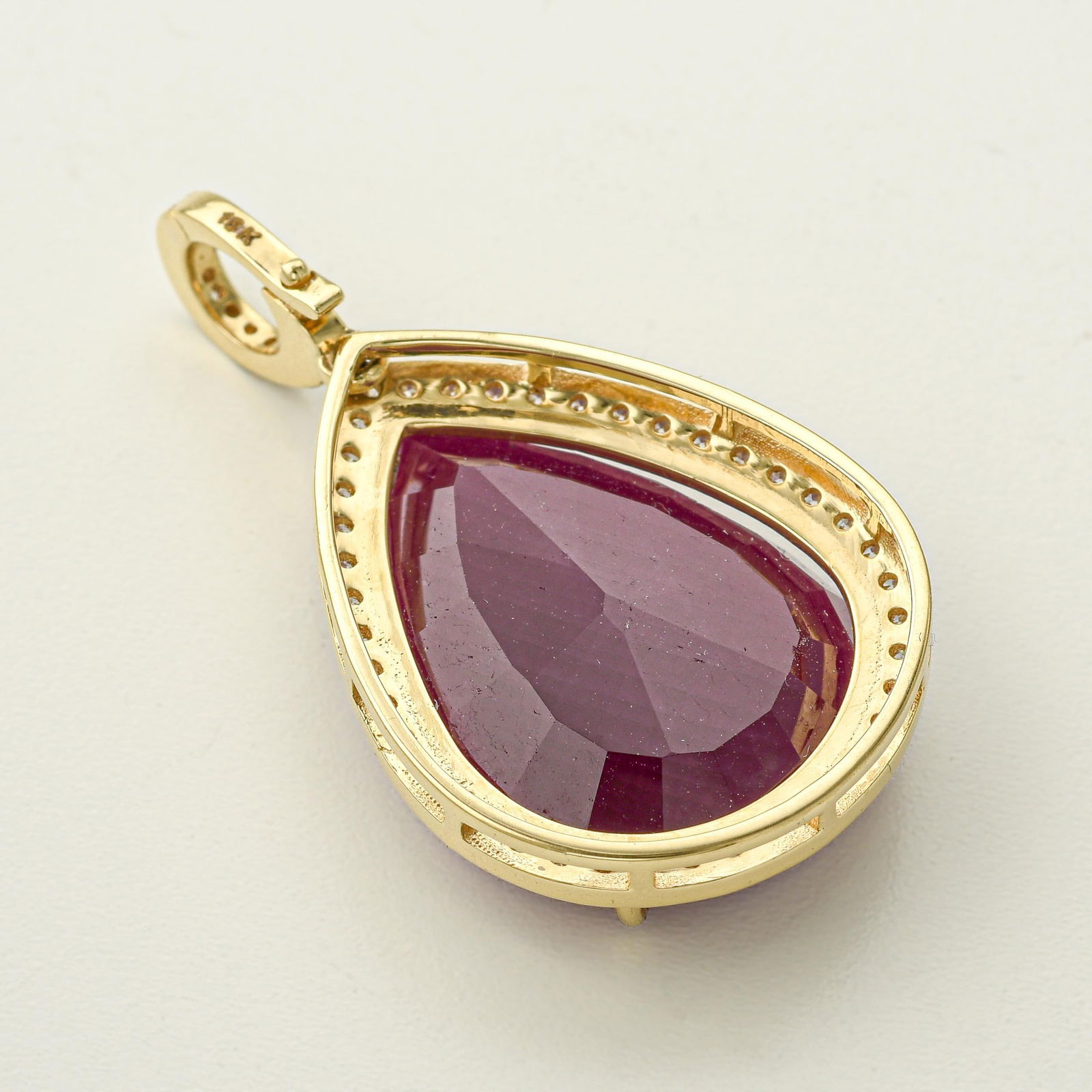 Ruby and Diamond Pendant - 2