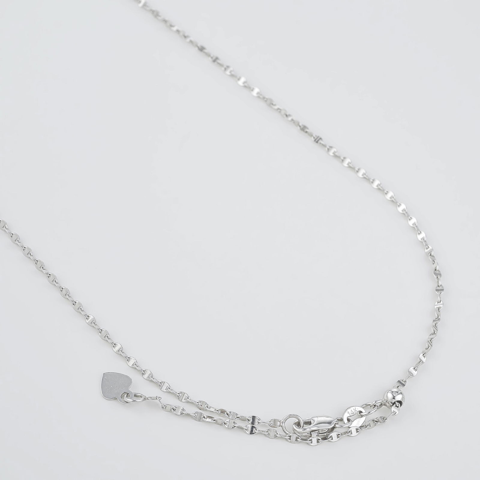 Black Opal And Diamond Pendant W/Chain - 2