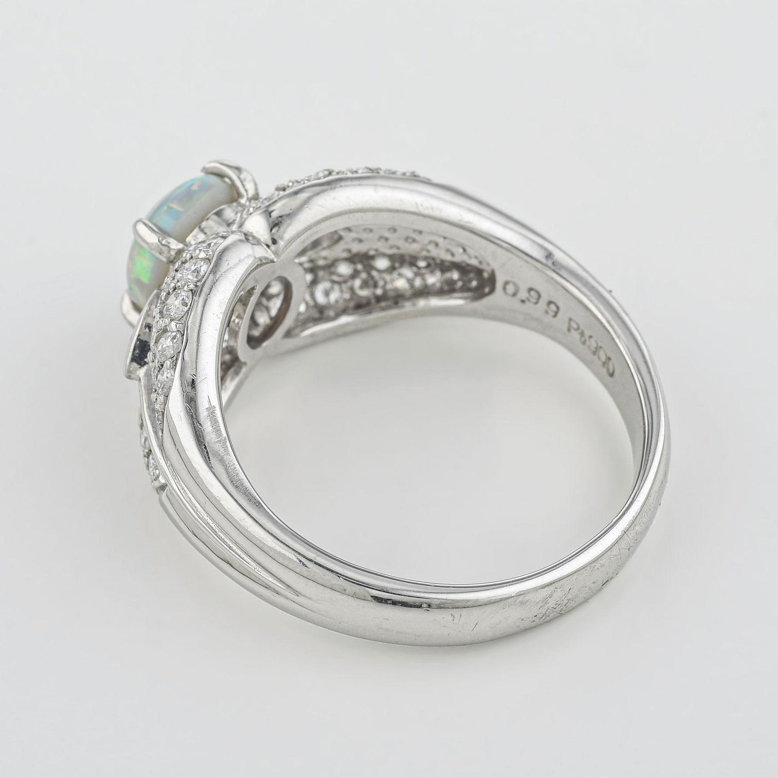 Opal and Diamond Ring - 2