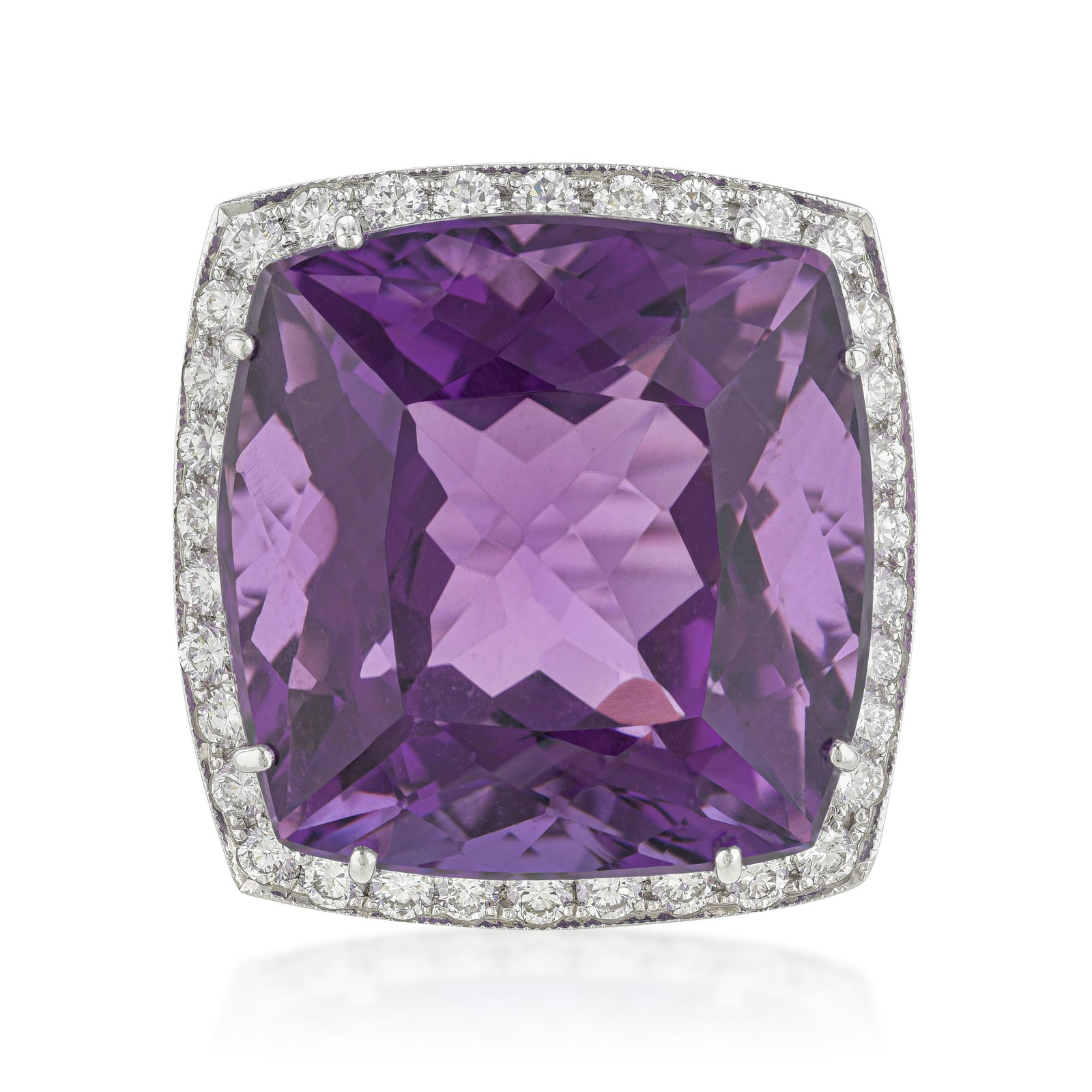 Amethyst and Diamond Ring (1 of 4)