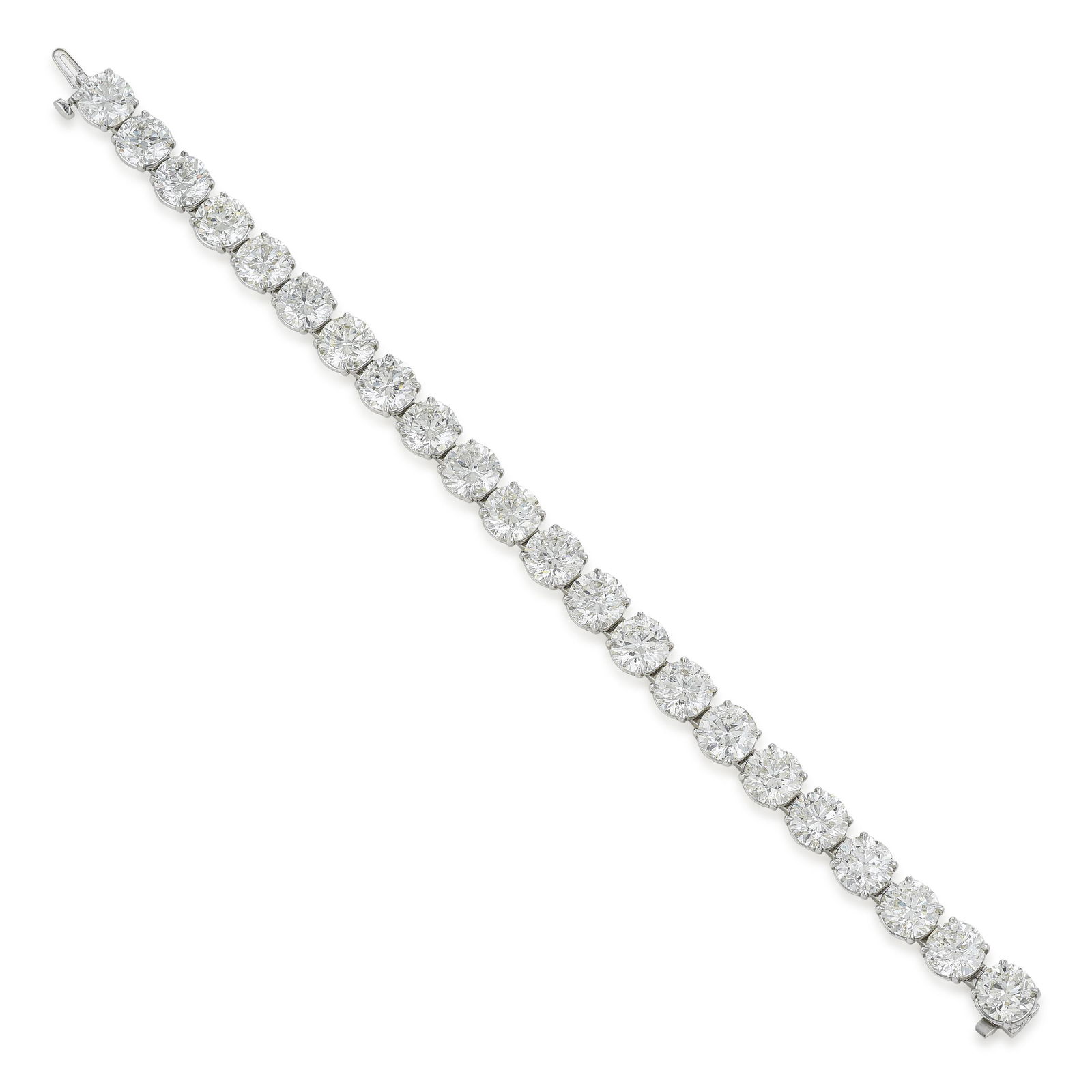 Diamond Line Bracelet (Approx. 44.76 CTW) - 3