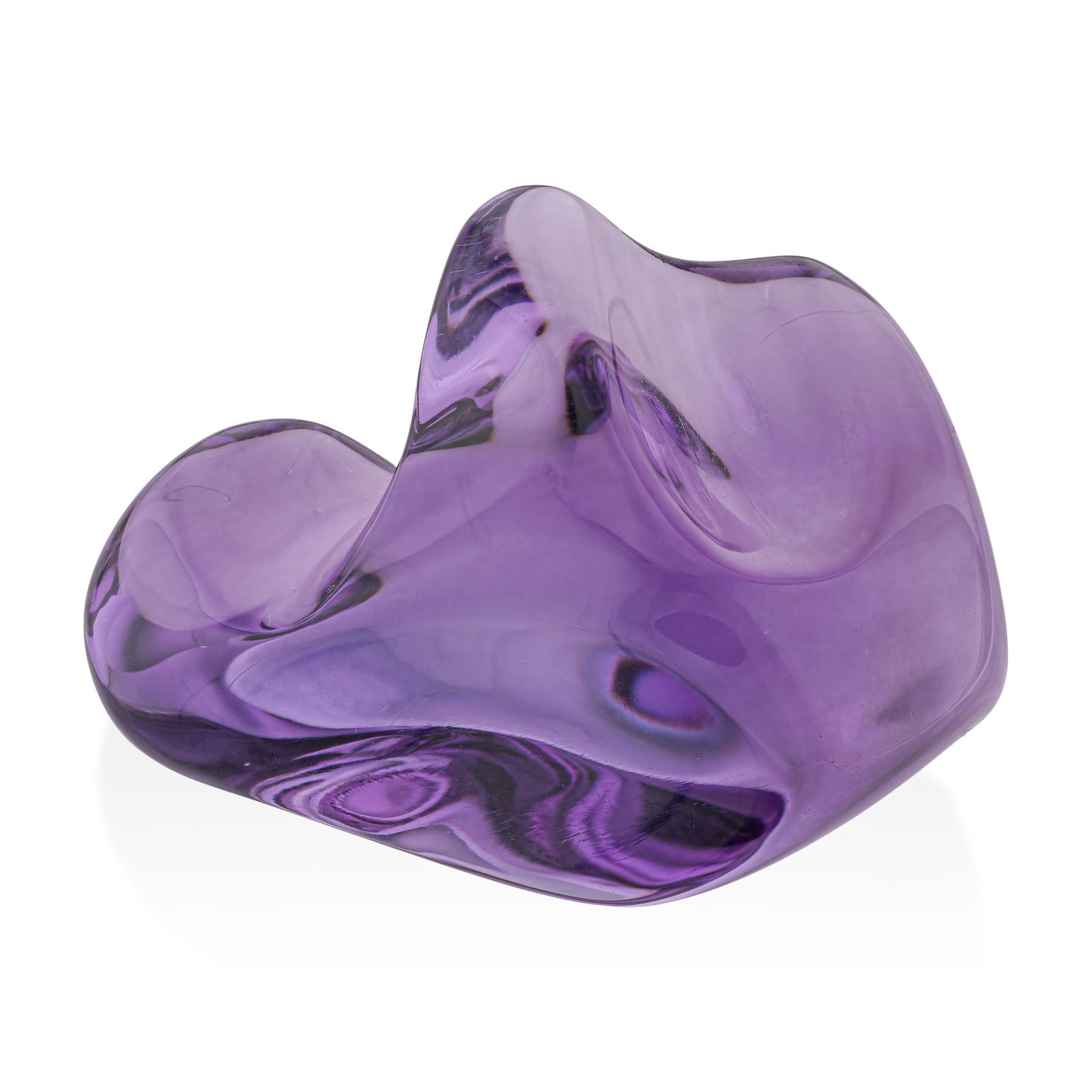 90.90-Carat Freeform Smooth Polished Amethyst Loose Gemstone - 2