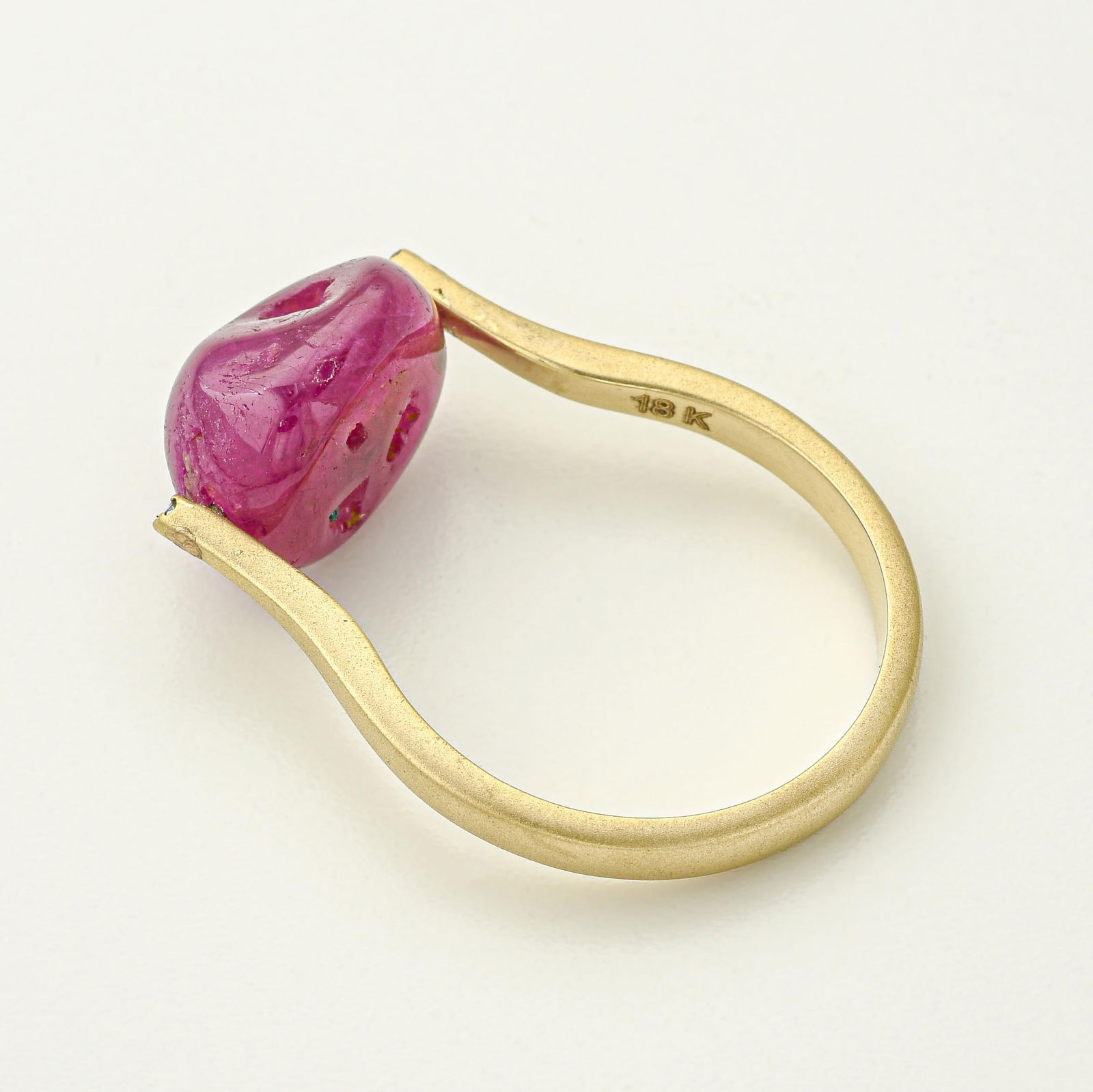 Ruby and Diamond Swing Ring - No Reserve Lot - 2