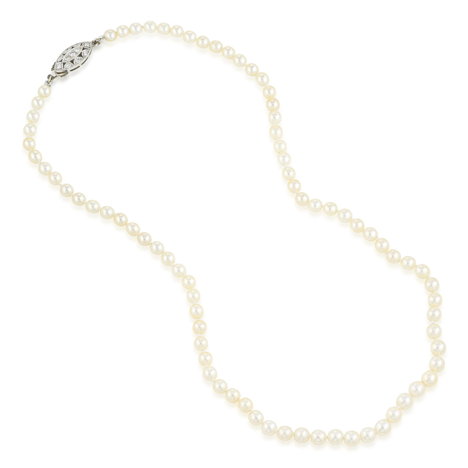 Natural Saltwater Pearl Necklace, GIA Certified - No Reserve Lot (1 of 2)