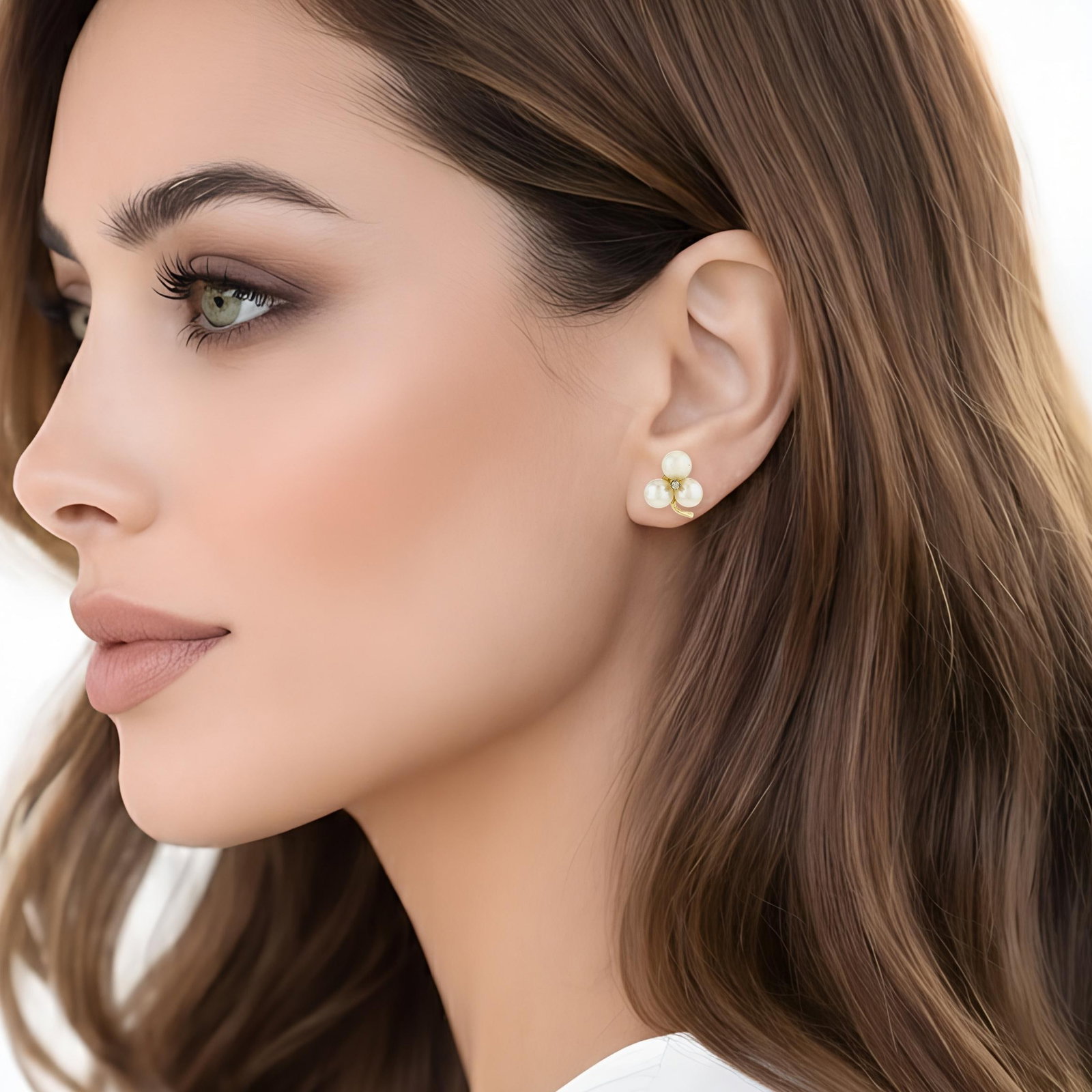 Pearl Clover Earrings - No Reserve Lot - 2