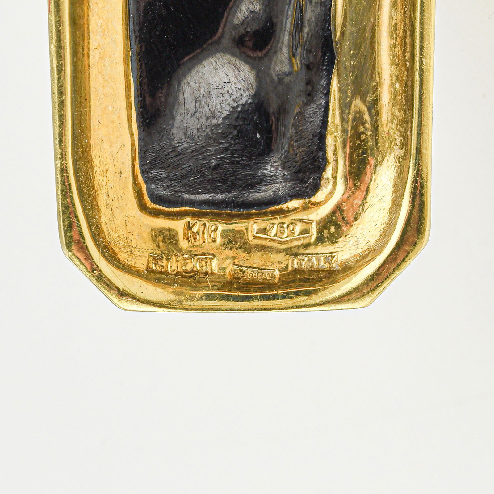 Vintage Gucci Diamond Enamel Necklace and Earrings Set - 6