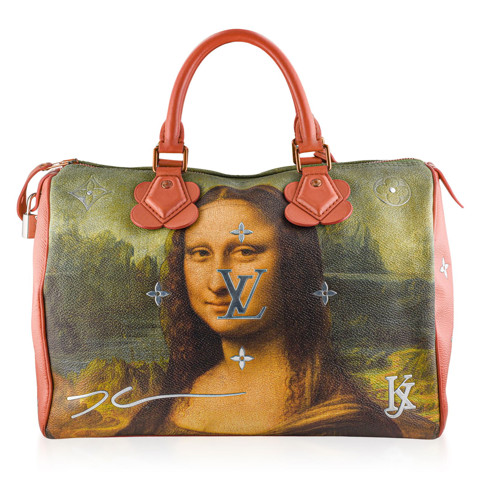 Louis Vuitton Jeff Koons Masters Collection Speedy Bandouliere 30 Handbag – Mona Lisa Print - 2