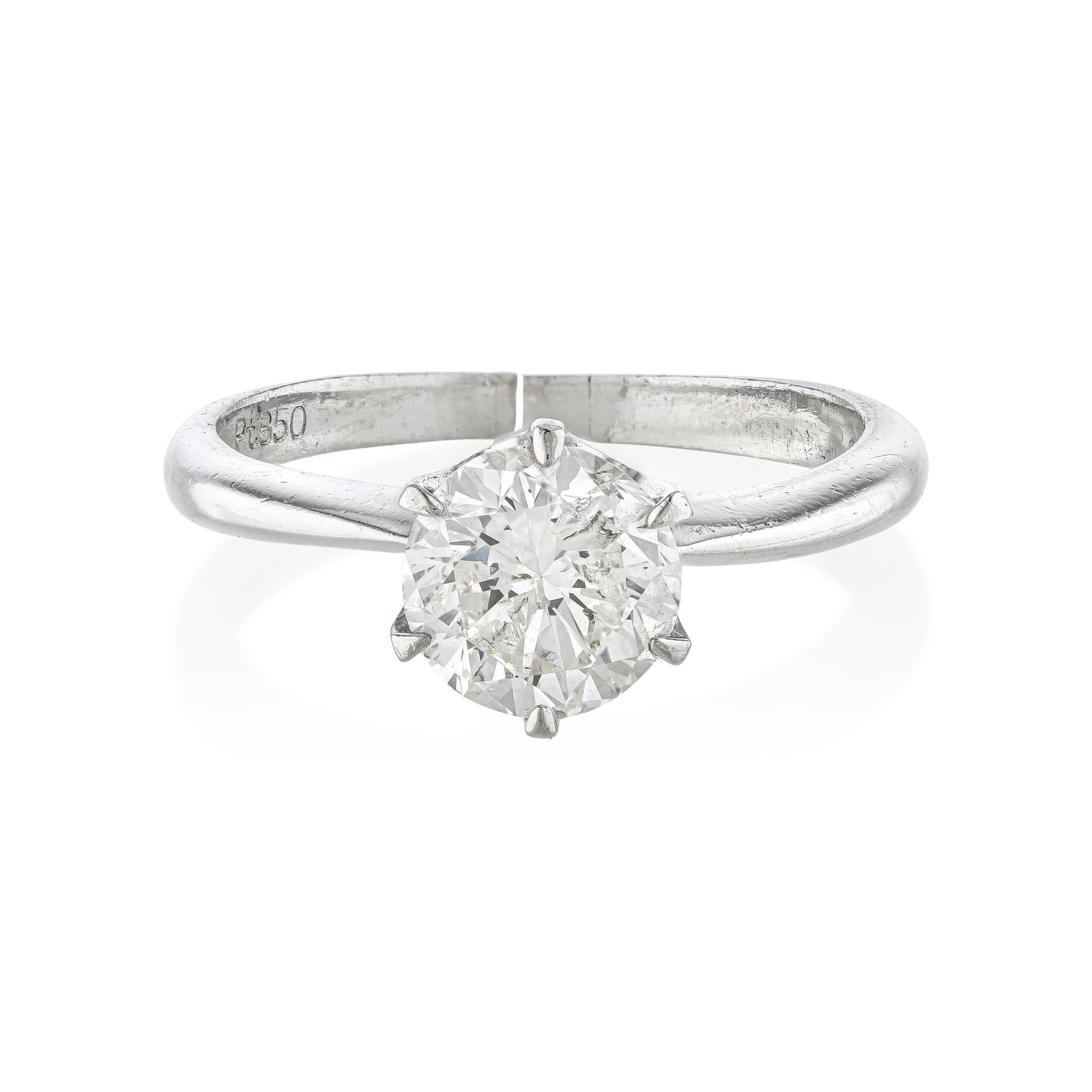 Solitaire Diamond Ring: ESTIMATED RETAIL PRICE: $4,750* *This is the estimated value a piece of similar quality, craftsmanship, and characteristics could command at retail. Summary of Key Characteristics • Metal: