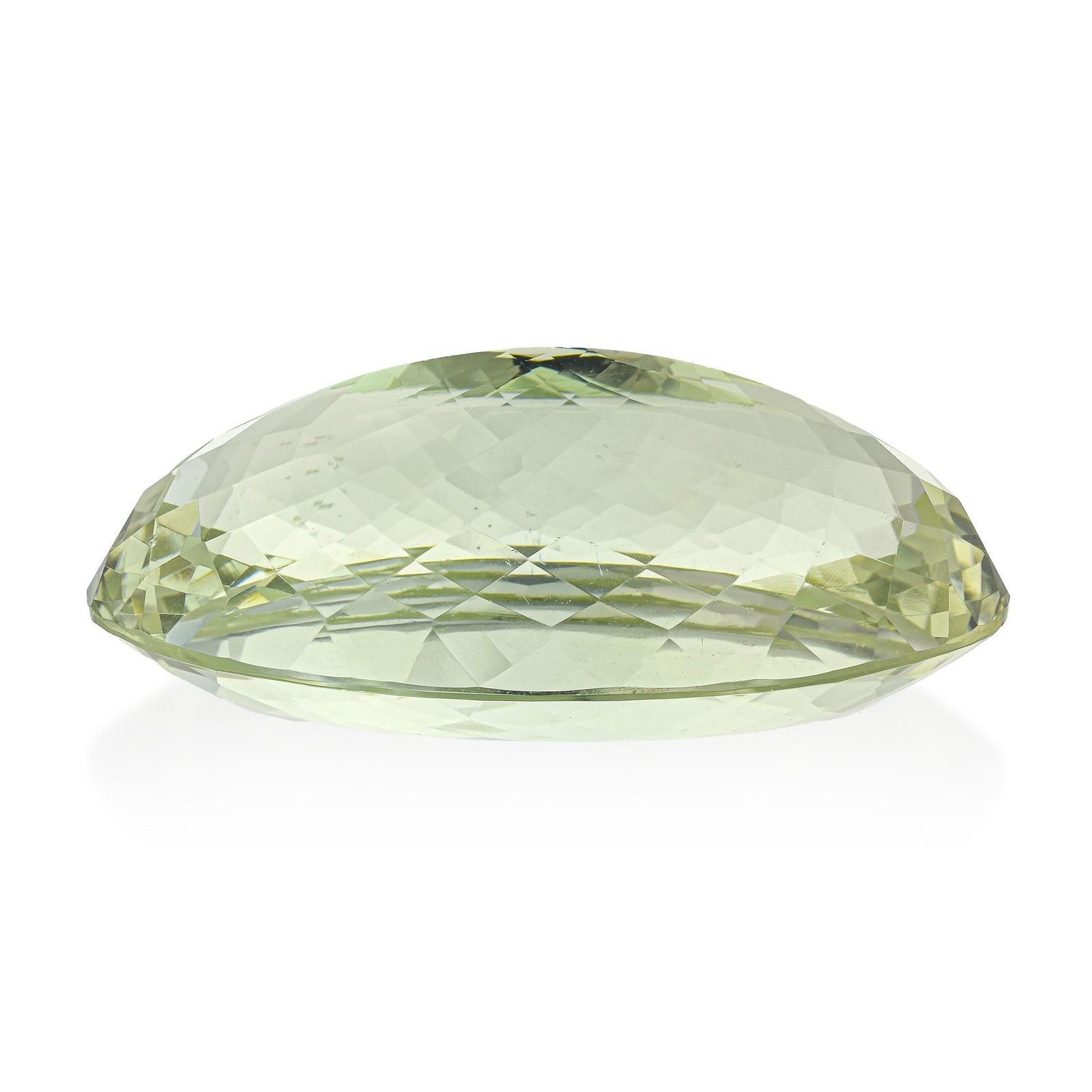 58.00-Carat Oval Fancy Cut Prasiolite Loose Gemstone - 2