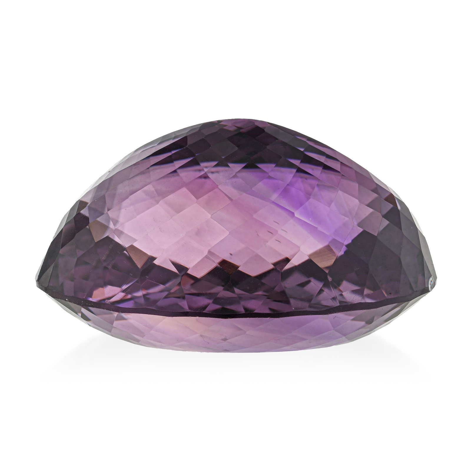 99.00-Carat Oval Fancy Cut Amethyst Loose Gemstone - 2
