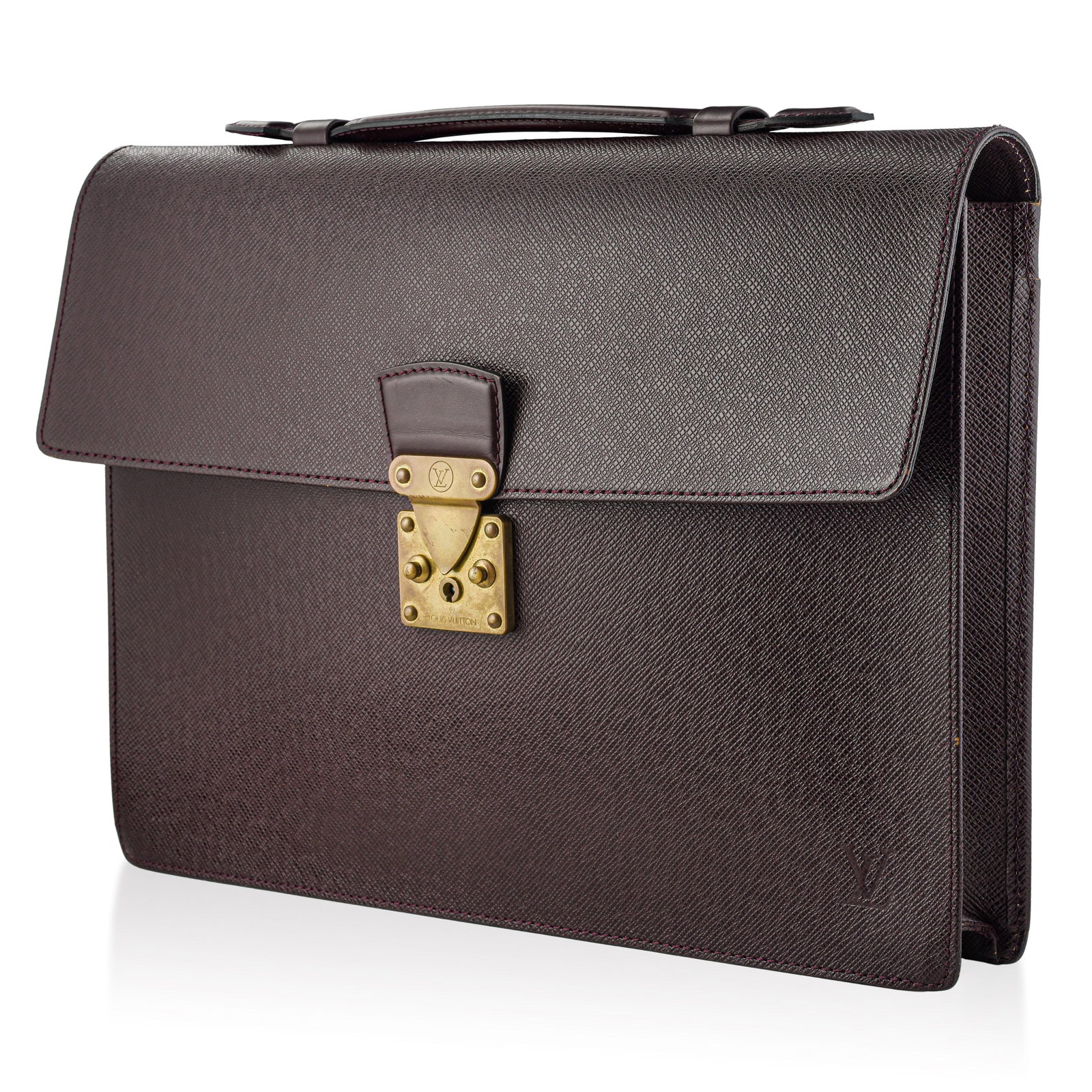 Louis Vuitton Taiga Leather Serviette Moskova Briefcase, Griolet - 2