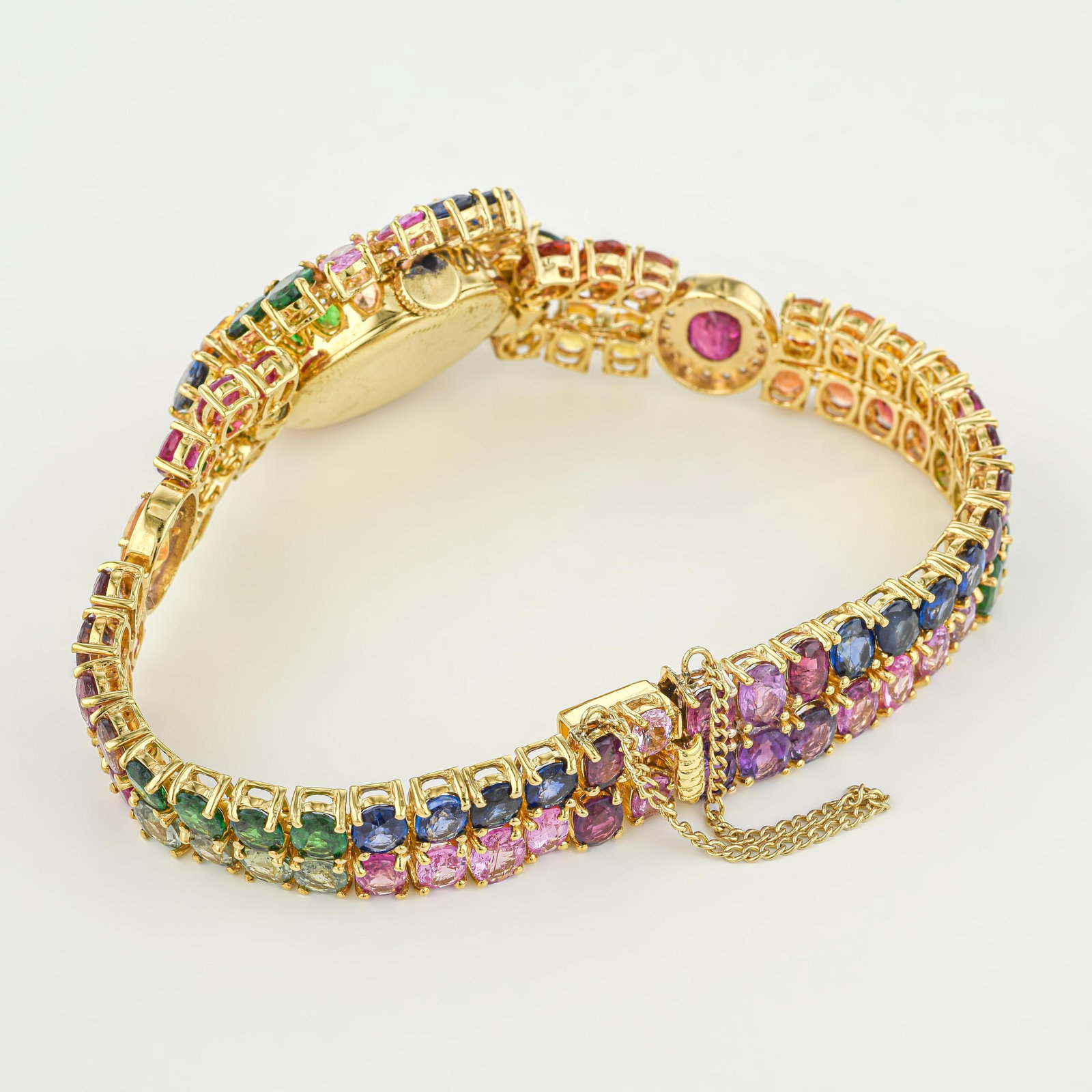 Patek Philippe Ladies' Watch in 18K Gold with Colored Stones - 2