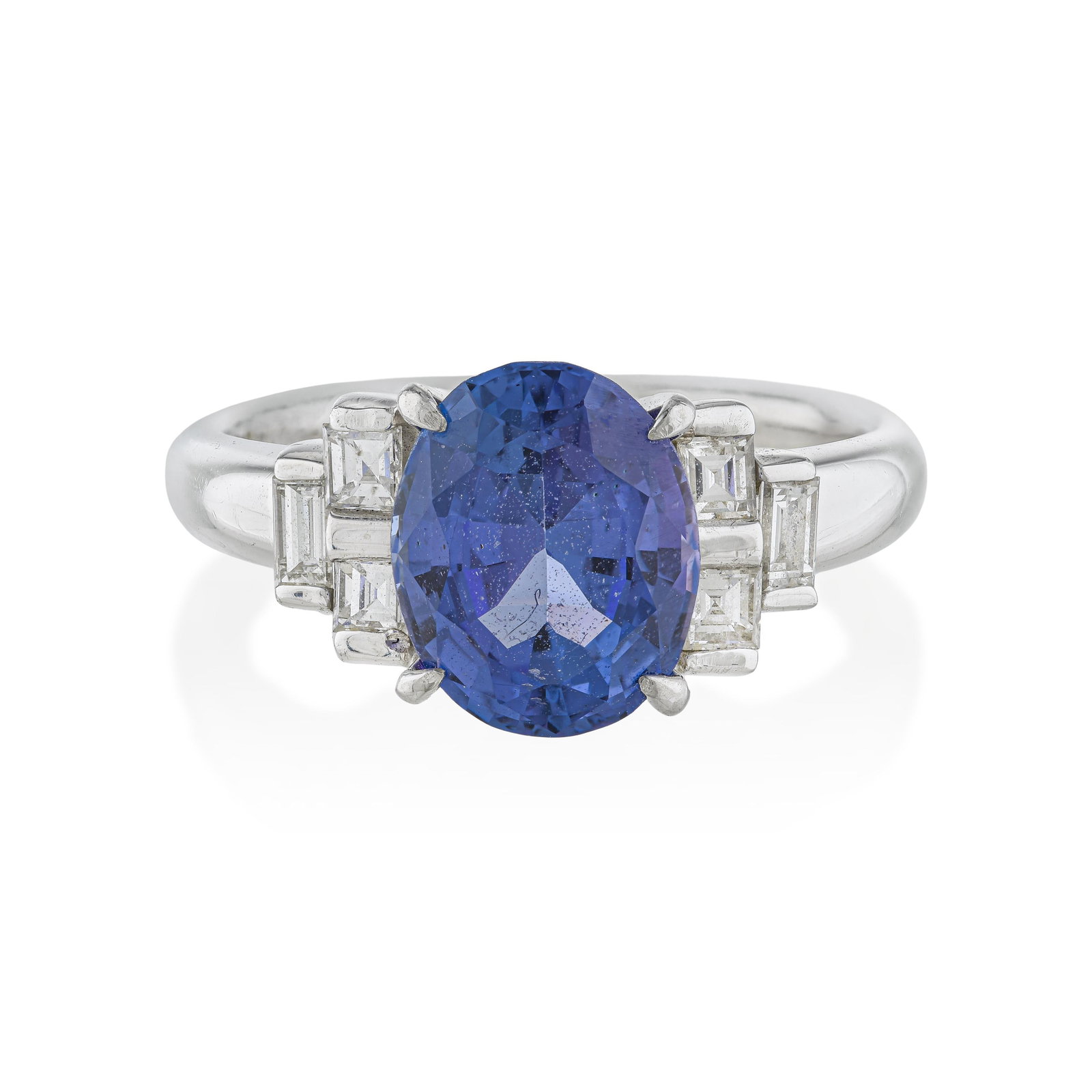 Tanzanite and Diamond Ring (1 of 2)