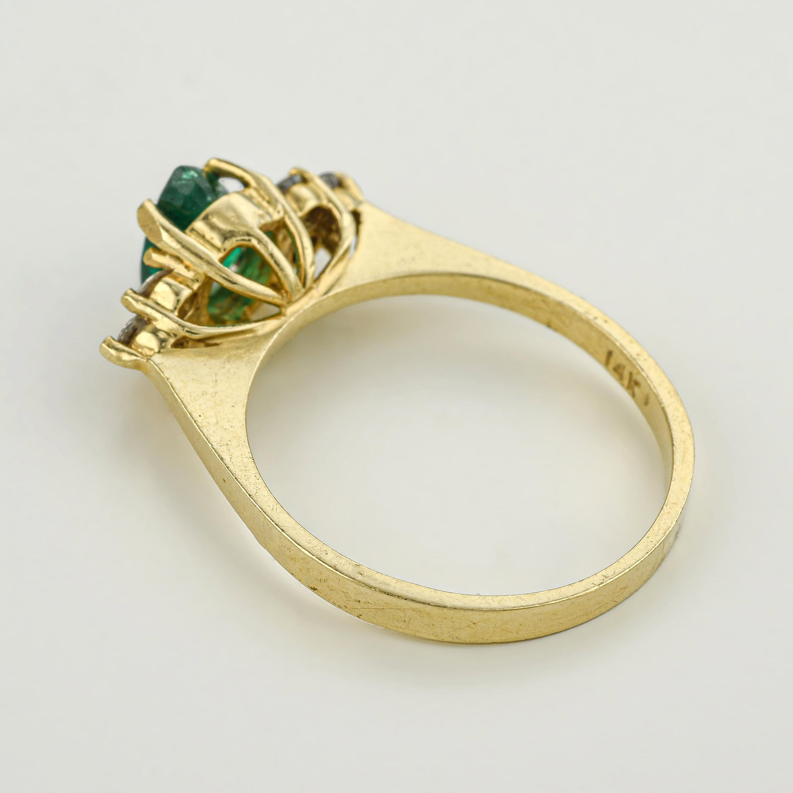 Emerald and Diamond Ring - 2