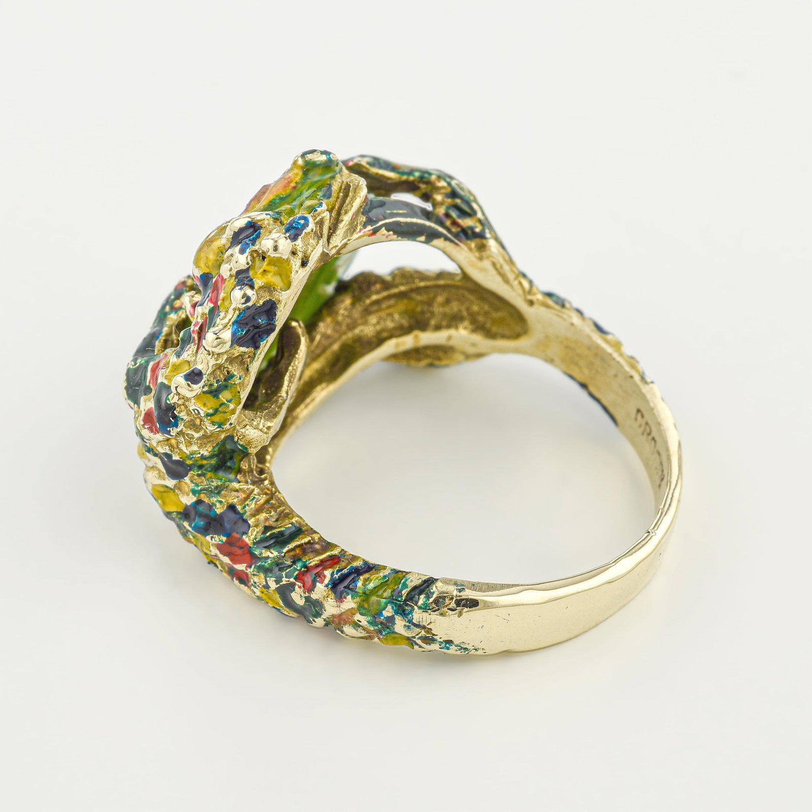 Alligator Nephrite Ring - 2