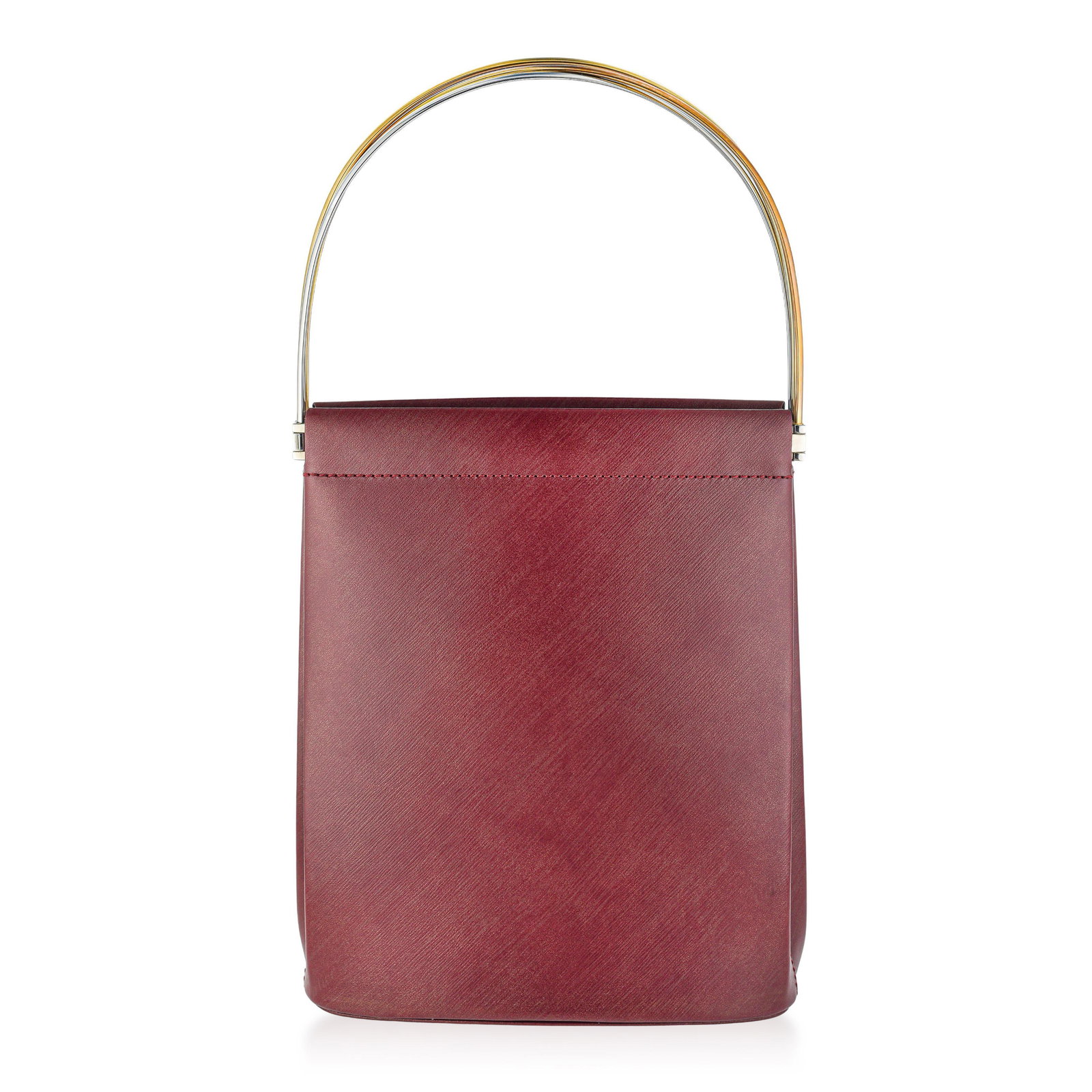 Cartier Vintage Panthere Top Handle Structured Bag, with Paper and Dust Bag: ESTIMATED RETAIL PRICE: $1,800* *This is the estimated value a piece of similar quality, craftsmanship, and characteristics could command at retail. This vintage Cartier top handle bag reflects