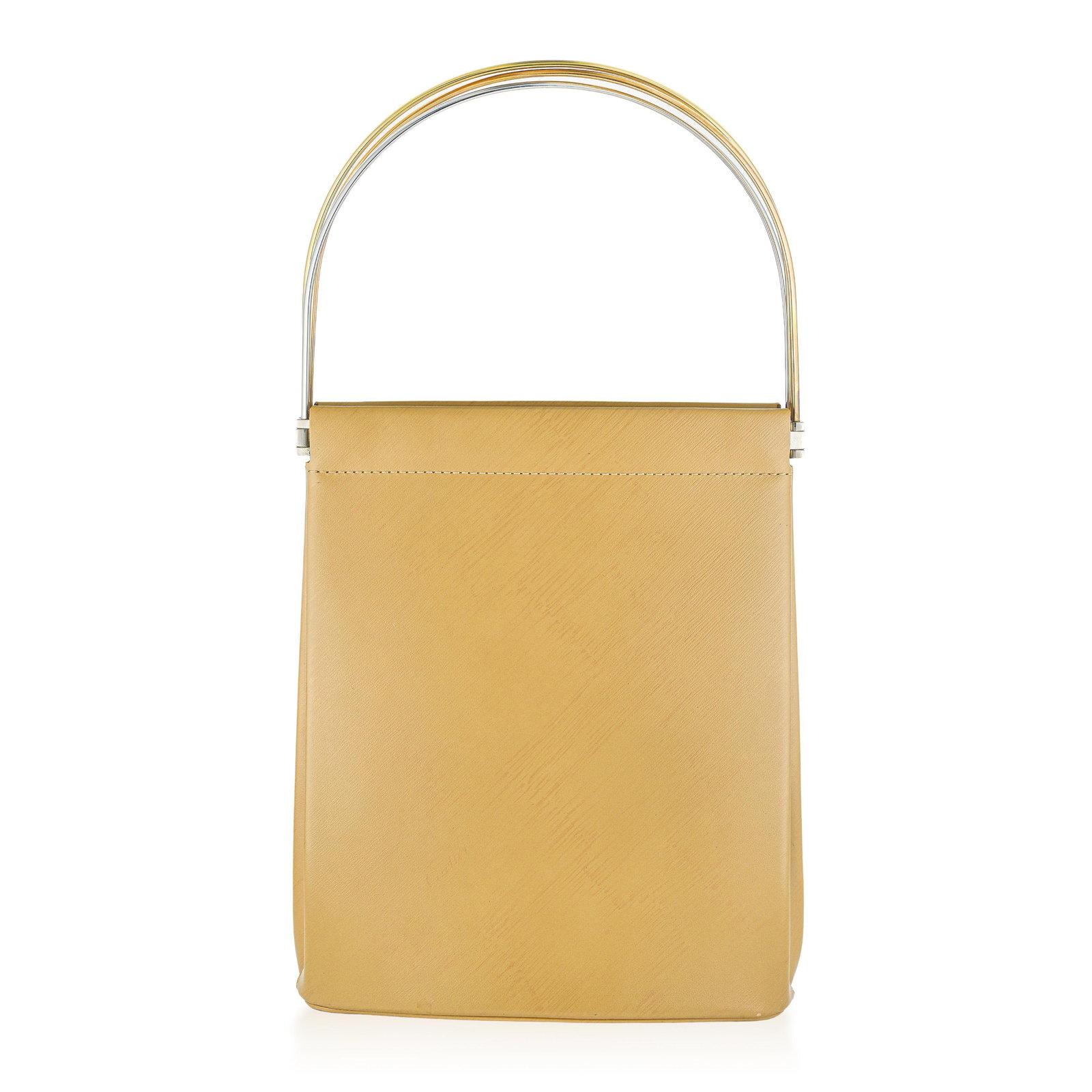 Cartier Vintage Panthere Top Handle Structured Bag, with Paper and Dust Bag: ESTIMATED RETAIL PRICE: $1,800* *This is the estimated value a piece of similar quality, craftsmanship, and characteristics could command at retail. This vintage Cartier top handle bag reflects