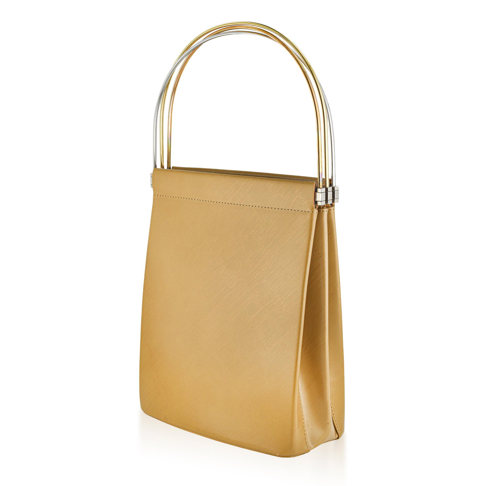 Cartier Vintage Panthere Top Handle Structured Bag, with Paper and Dust Bag - 2