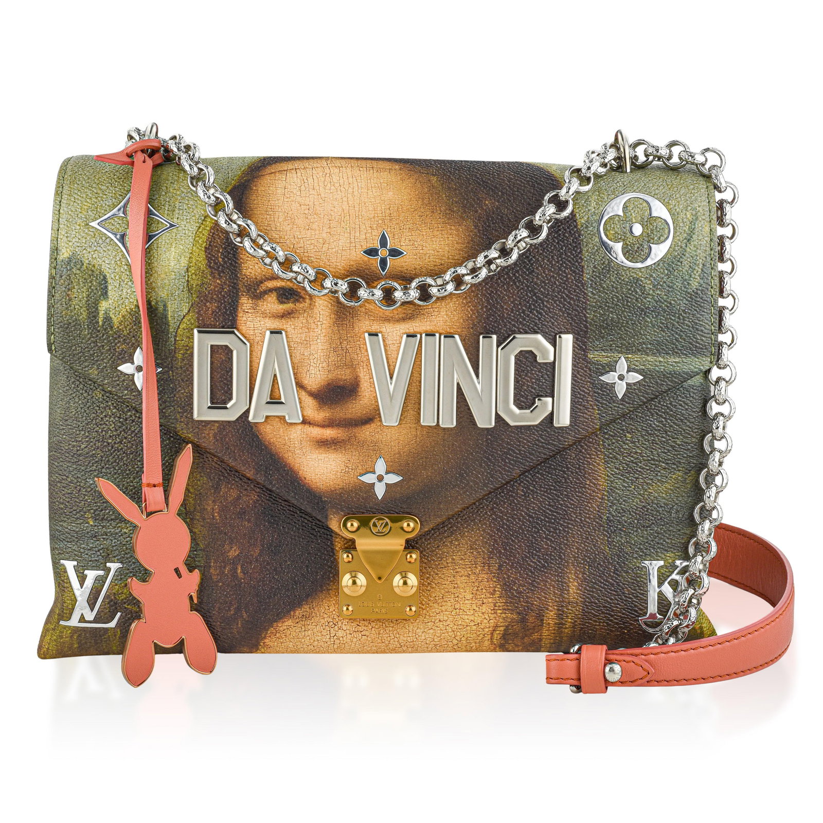 Louis Vuitton Masters Collection Pochette Chain Shoulder Bag: ESTIMATED RETAIL PRICE: $5,750* *This is the estimated value a piece of similar quality, craftsmanship, and characteristics could command at retail. The Louis Vuitton 2017 Masters Collection