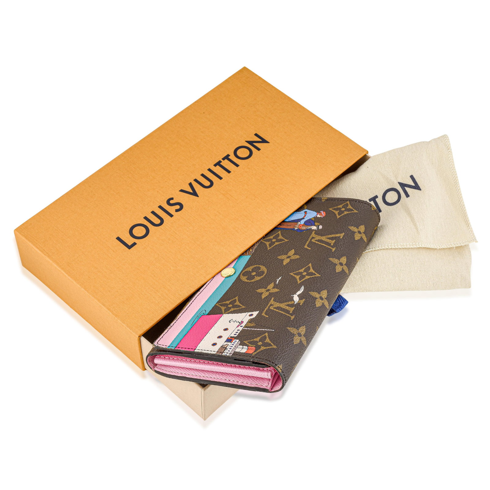 Louis Vuitton Monogram Porte-Feuille Sarah Wallet – Christmas Animation "Transatlantic" (1 of 3)
