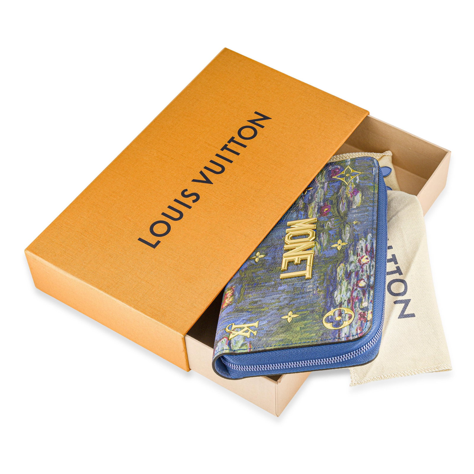 Louis Vuitton Zippy Wallet from the Masters Collection - Monet, with Box and Dust Bag (1 of 3)
