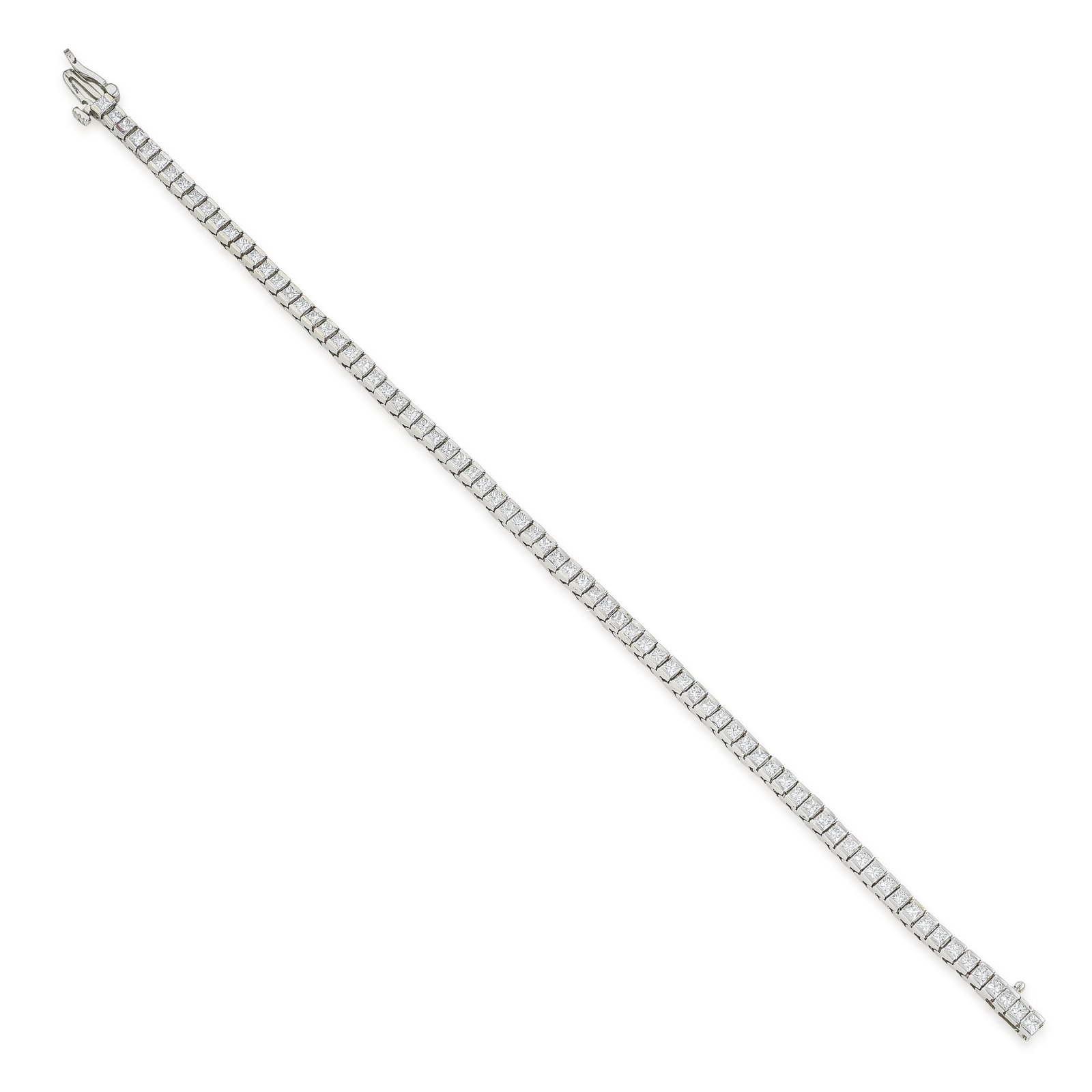 Princess Cut Diamond Line Bracelet (Approx. 5.00 CTW) (1 of 1)