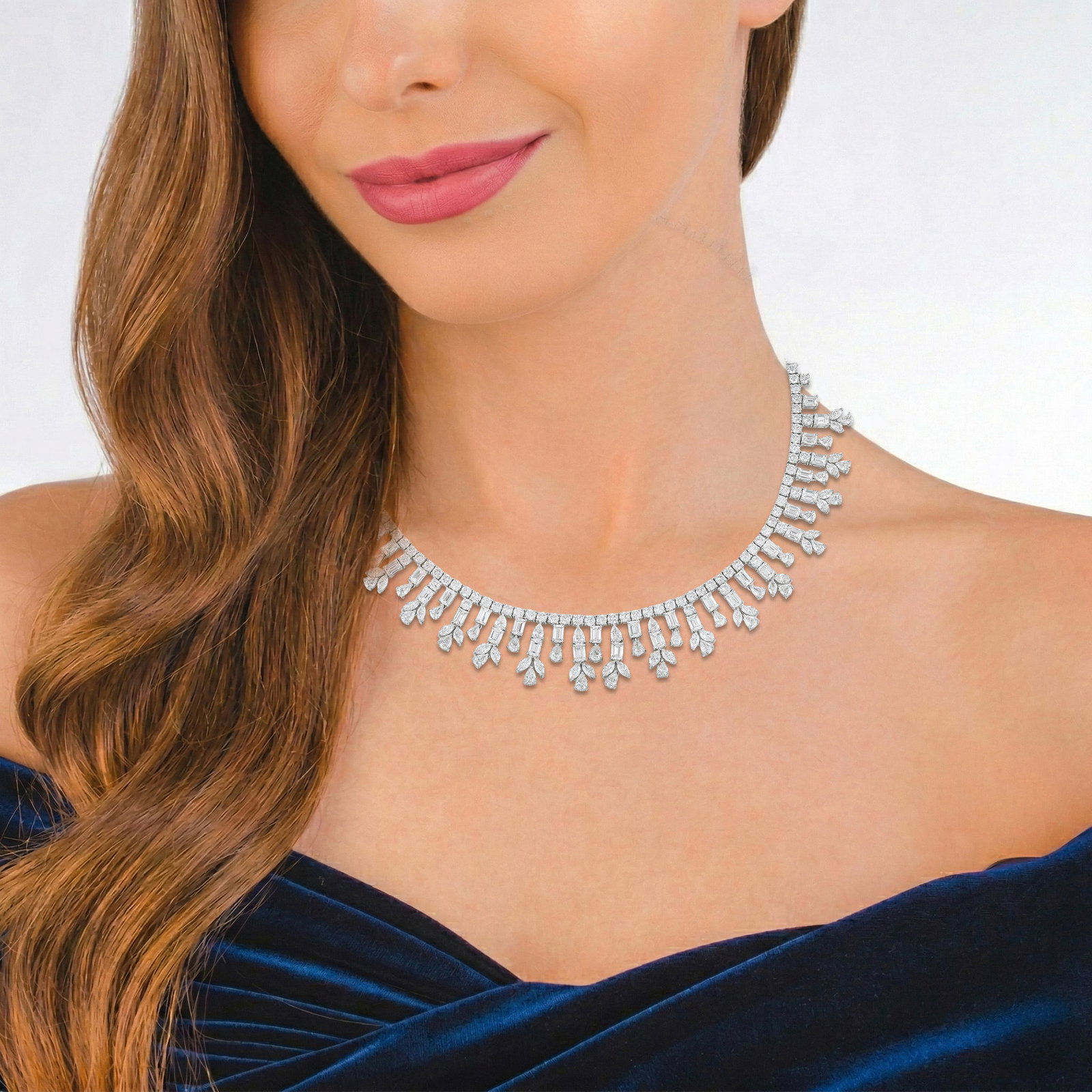 Diamond Drop Necklace - 3