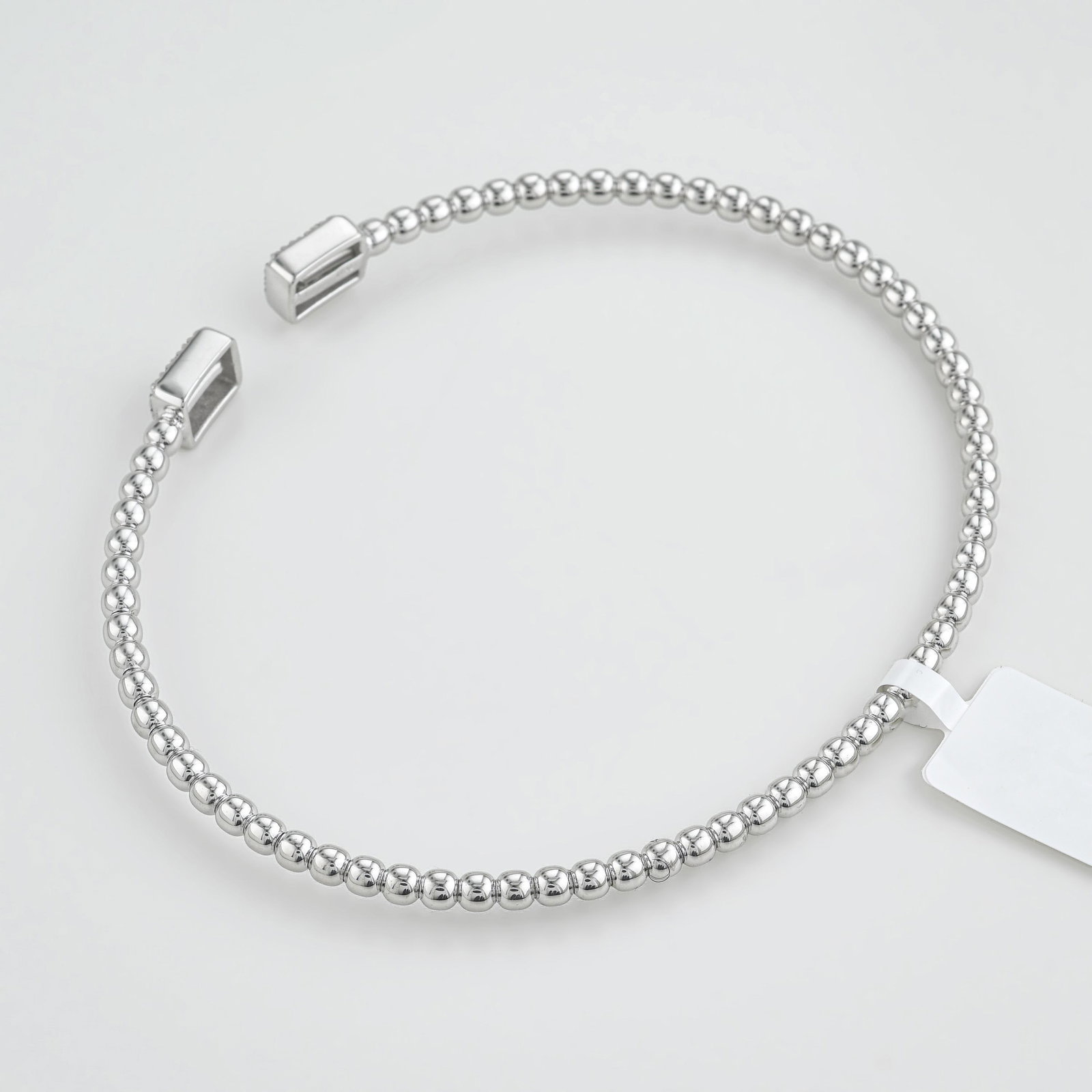 Diamond and Sapphire Flexible Cuff Bracelet - 2