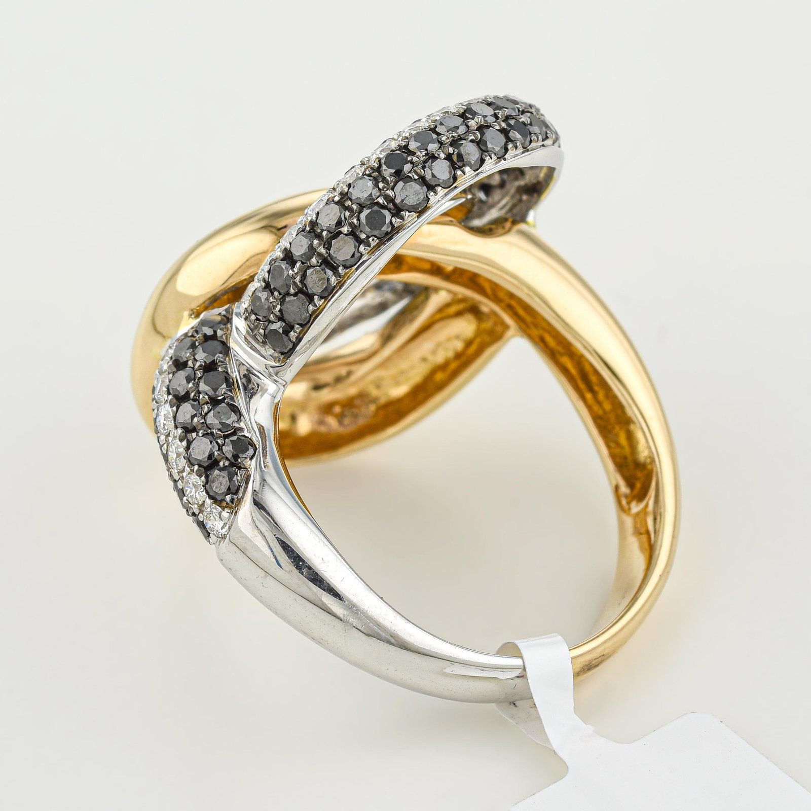 Diamond Interlocking Loop Ring - 2
