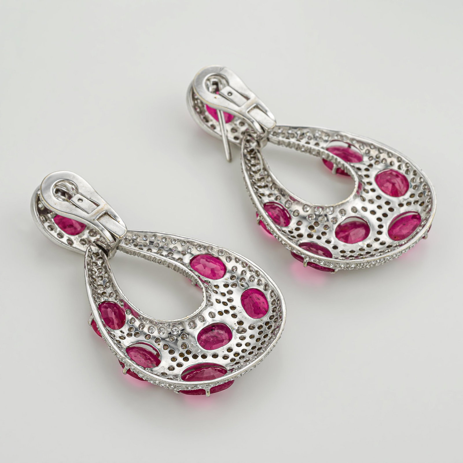 Ruby and Diamond Earrings - 2