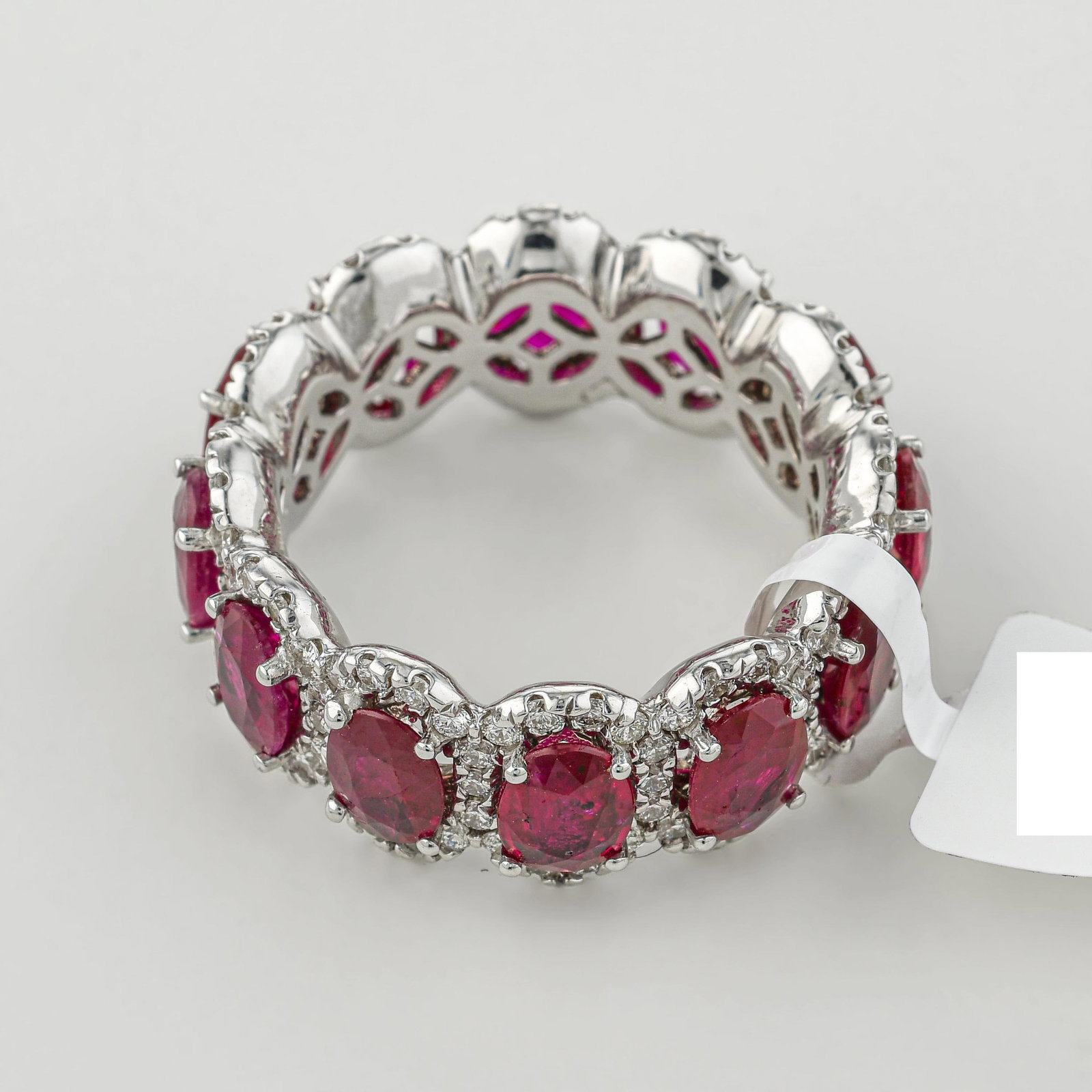 Ruby and Diamond Eternity Ring - 2