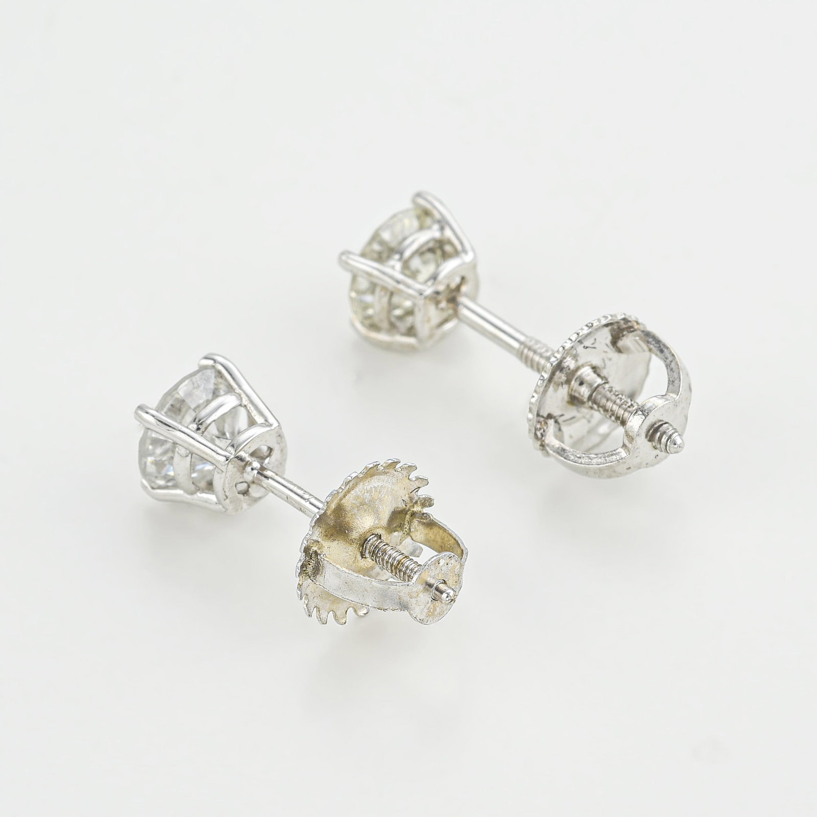 Diamond Stud Earrings (Approx. 0.81 CTW) - 2