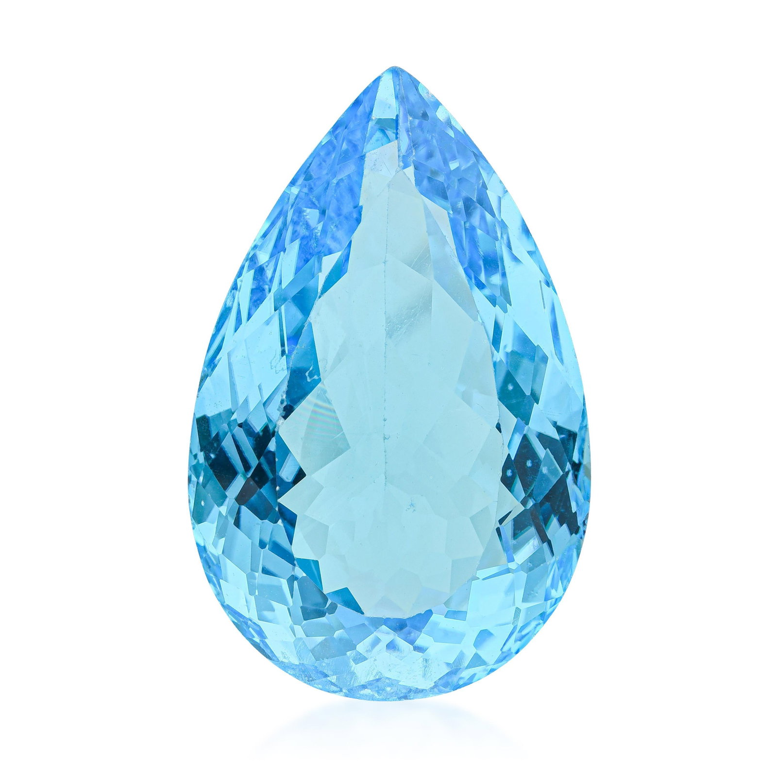 58.00-Carat Pear Shape Topaz: ESTIMATED RETAIL PRICE: $850* *This is the estimated value a piece of similar quality, craftsmanship, and characteristics could command at retail. Pear shapes in topaz suit pendant work particularly