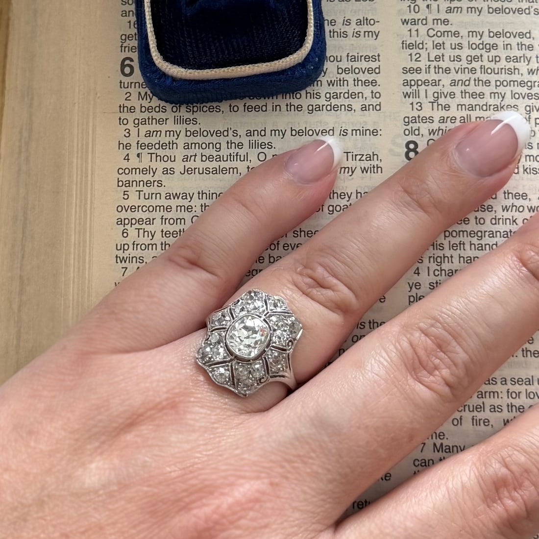Art Deco Diamond Ring - 3