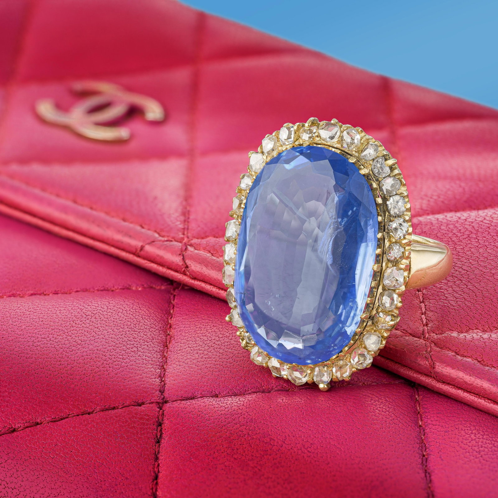 Victorian Ceylon Unheated Sapphire and Diamond Ring, GIA Certified: ESTIMATED RETAIL PRICE: $19,500* *This is the estimated value a piece of similar quality, craftsmanship, and characteristics could command at retail. What makes this Victorian Ceylon sapphire